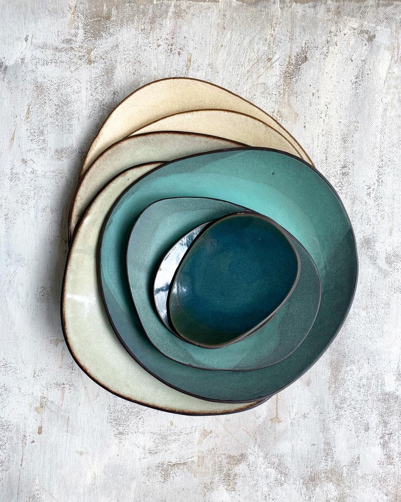 Dinner Plate in Lagoon