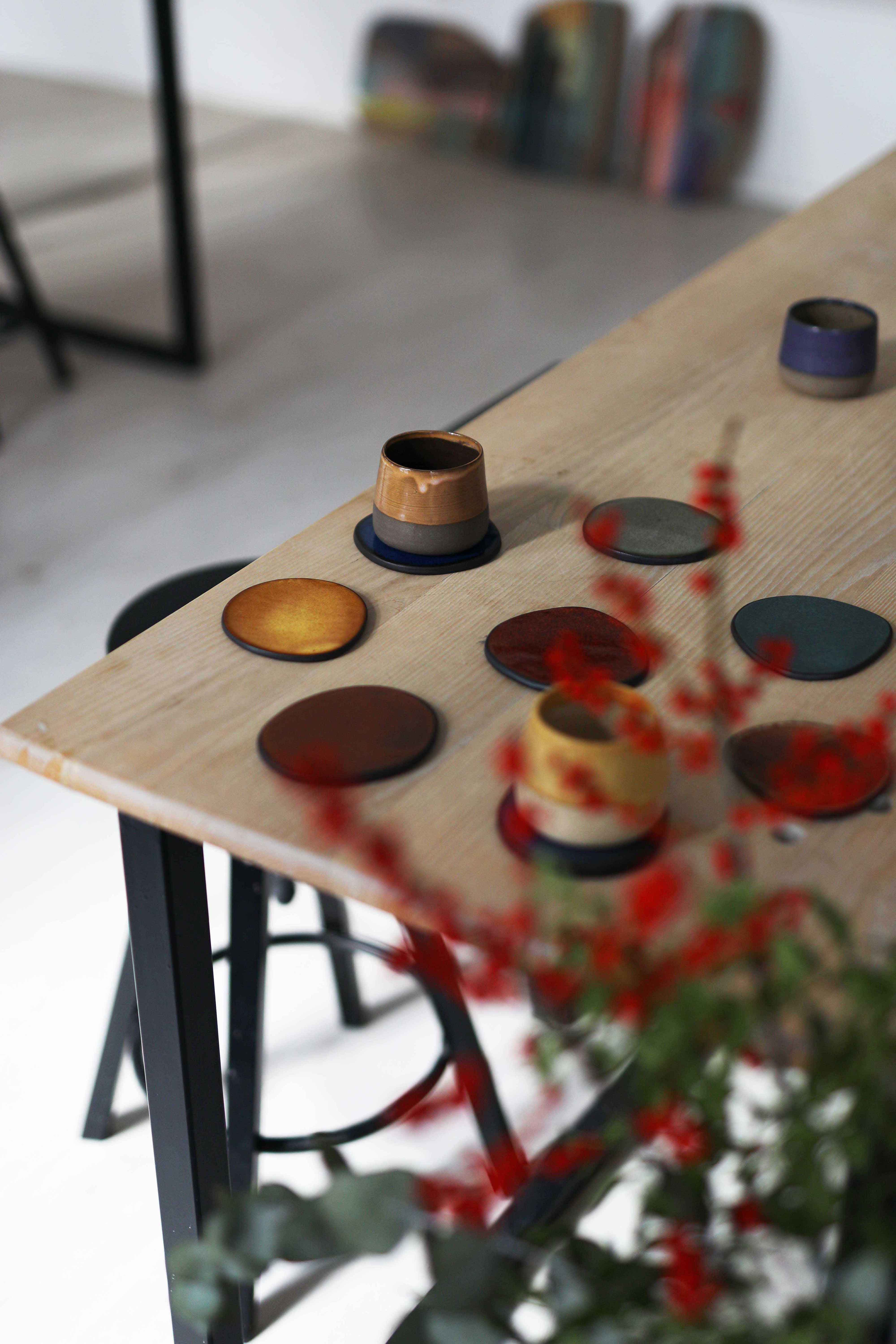 Coaster in Tangerine