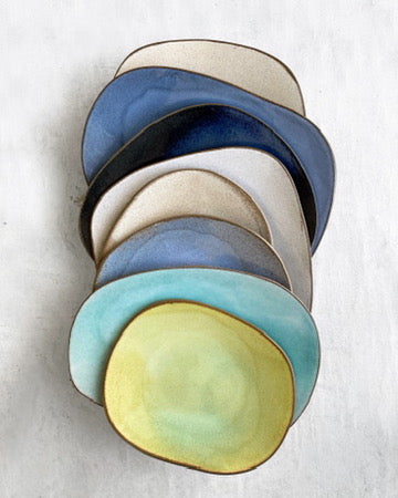 Dinner Plate in Teal Glow