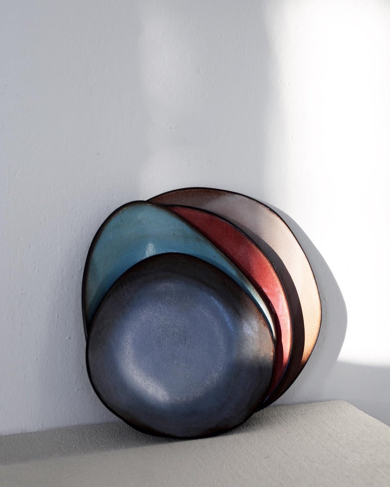 Dessert Plate in Smoky Blue