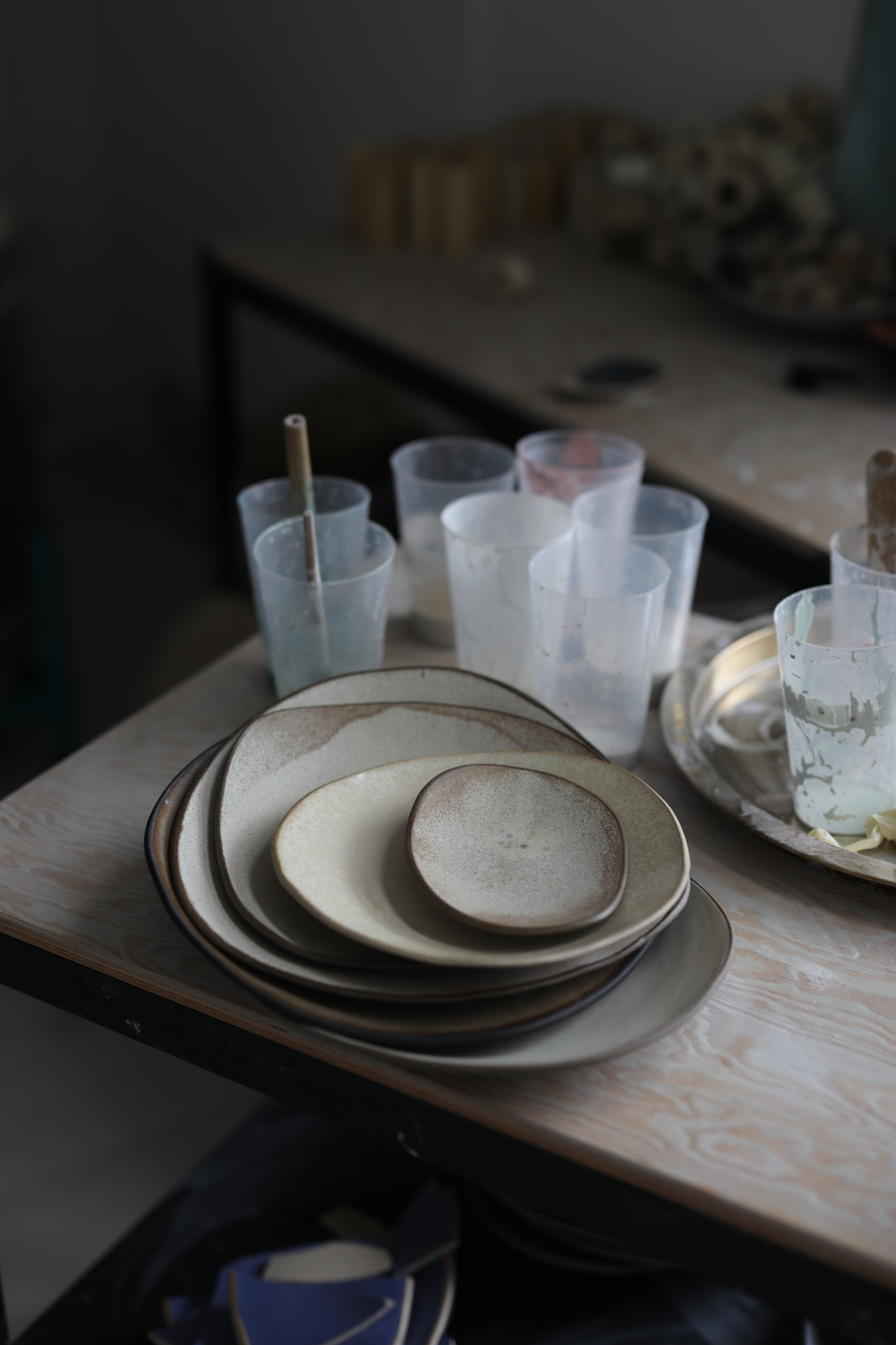 Dessert Plate in Matte Ashstone