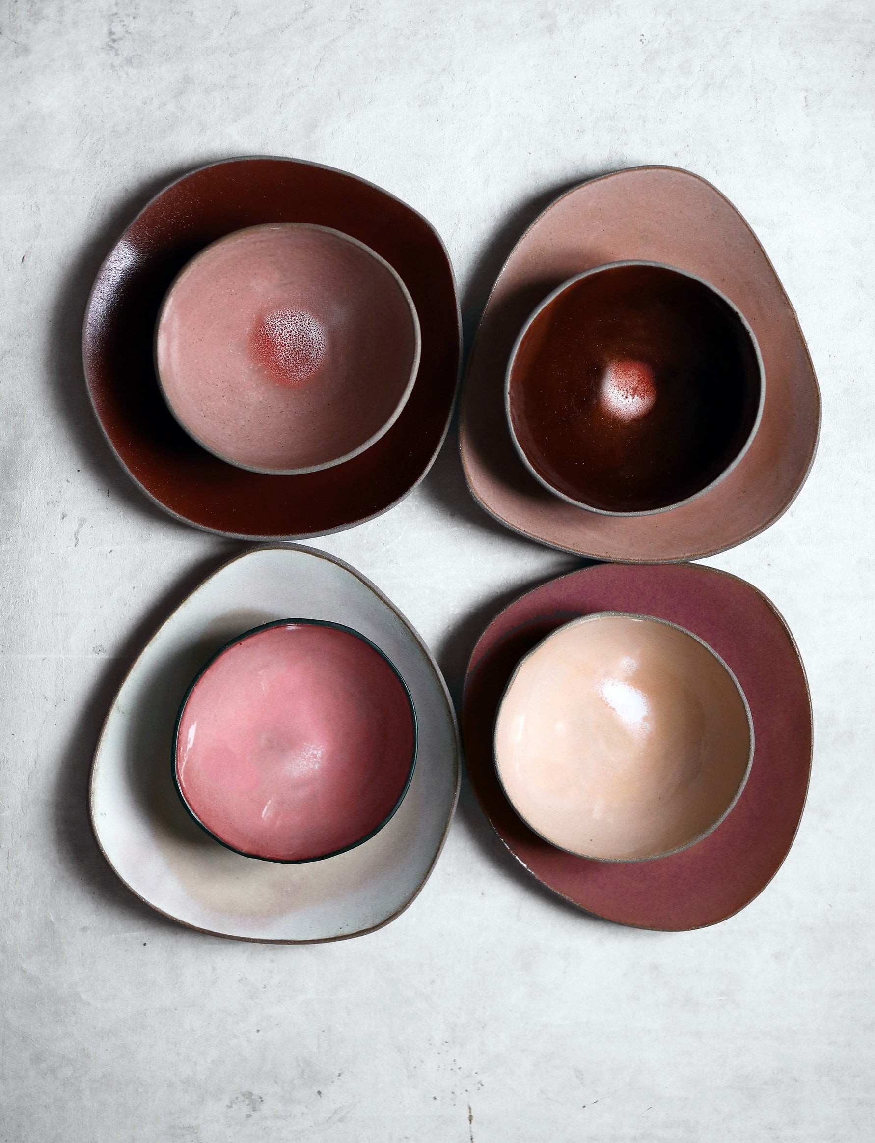 Breakfast Bowl in Speckled Mauve