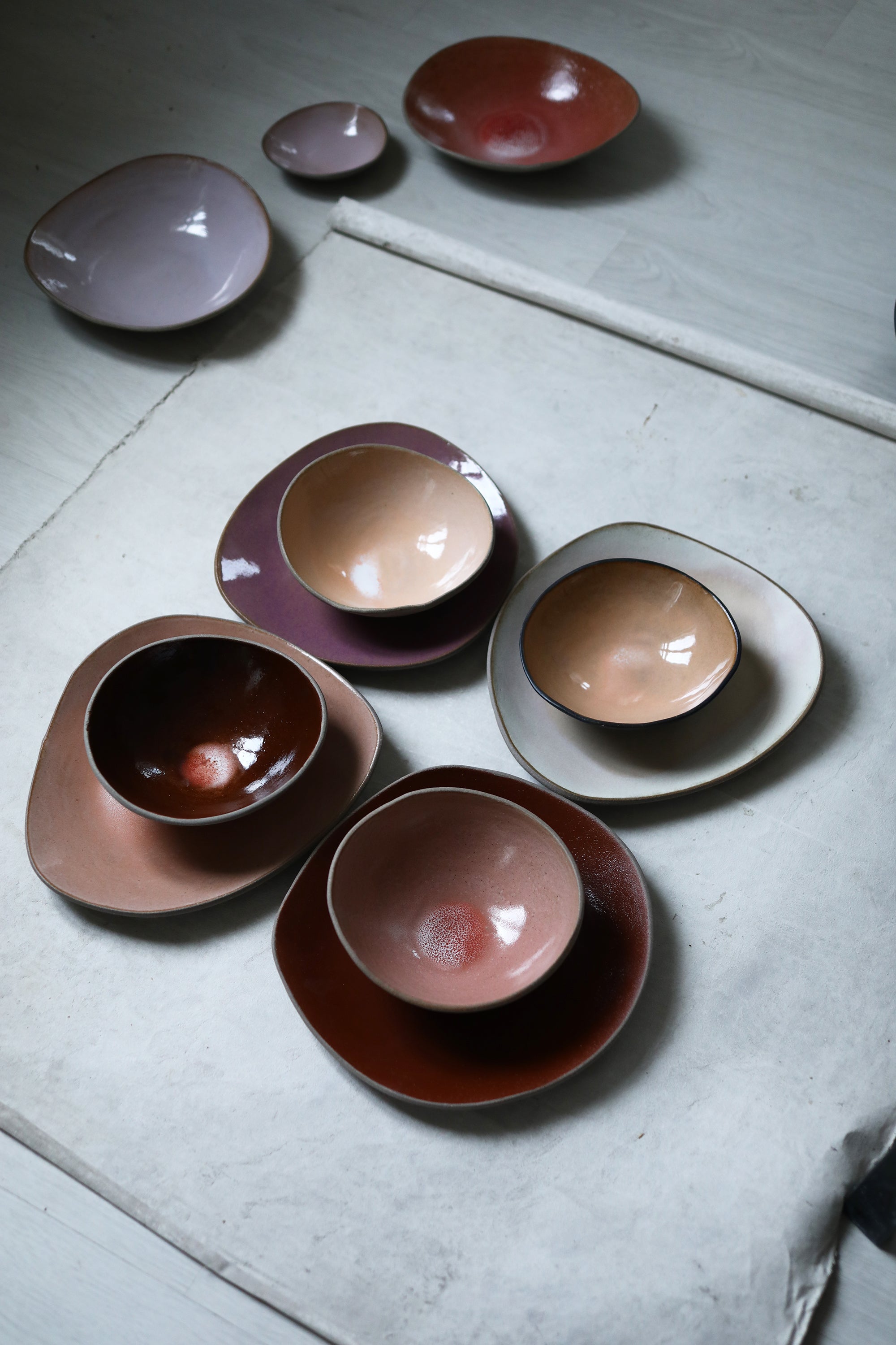 Dessert Plate in Sakura Pink