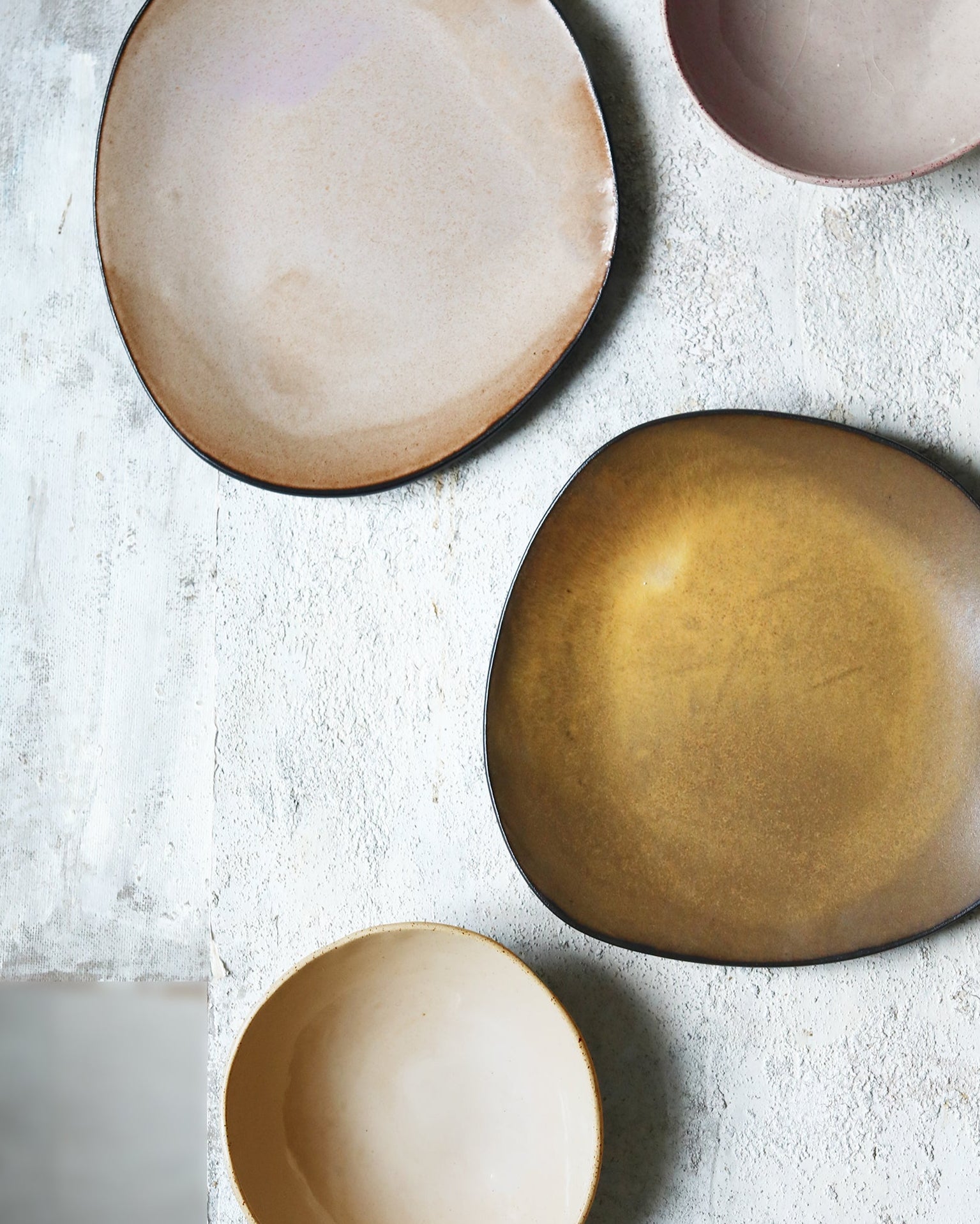 Dessert Plate in Speckled Beige