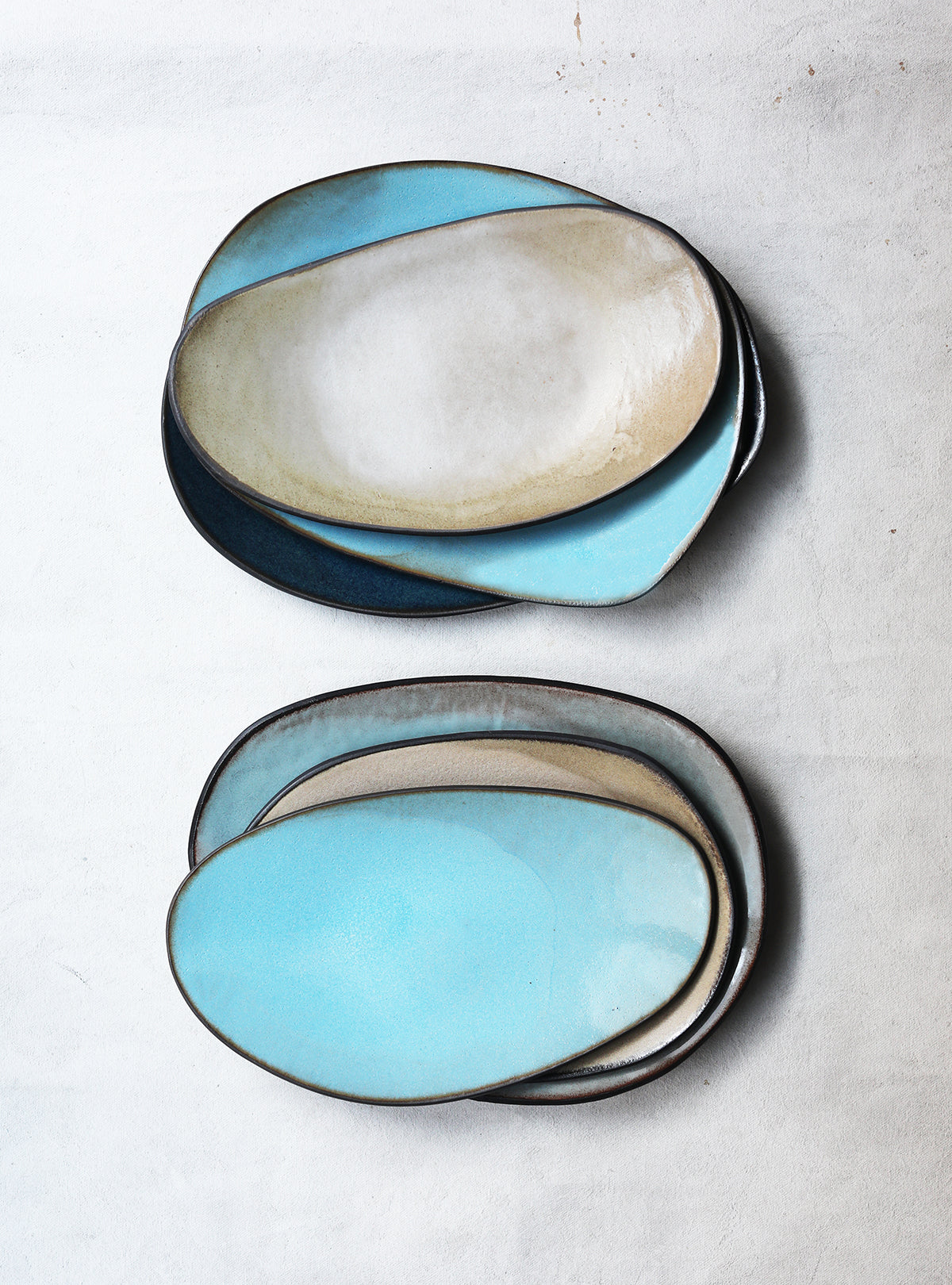 Small Serving Tray in Aqua
