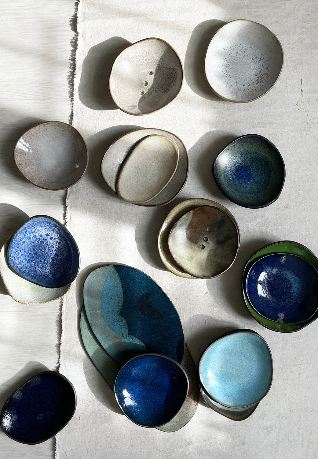 Tapas Plate in Azure Blue