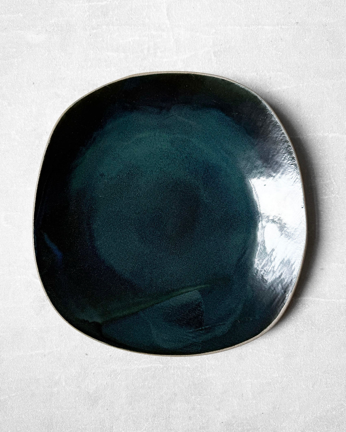 Dinner Plate in Jade Green