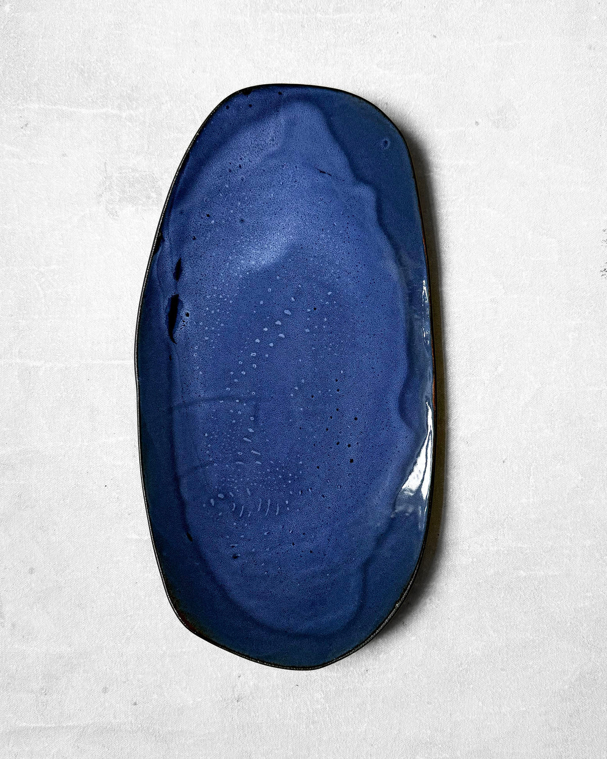 Medium Serving Platter in Atlantic Blue
