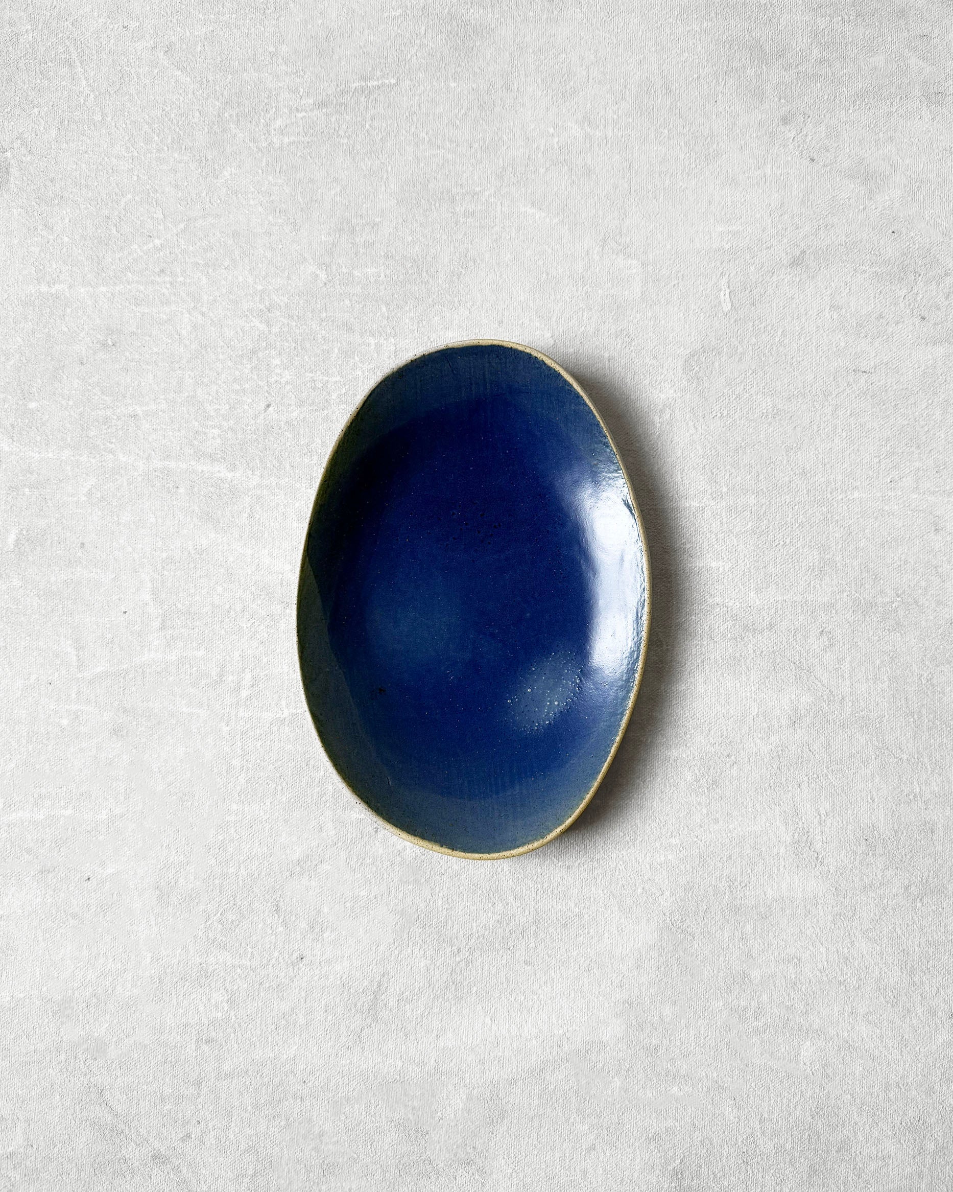 Tapas Plate in Cobalt Blue
