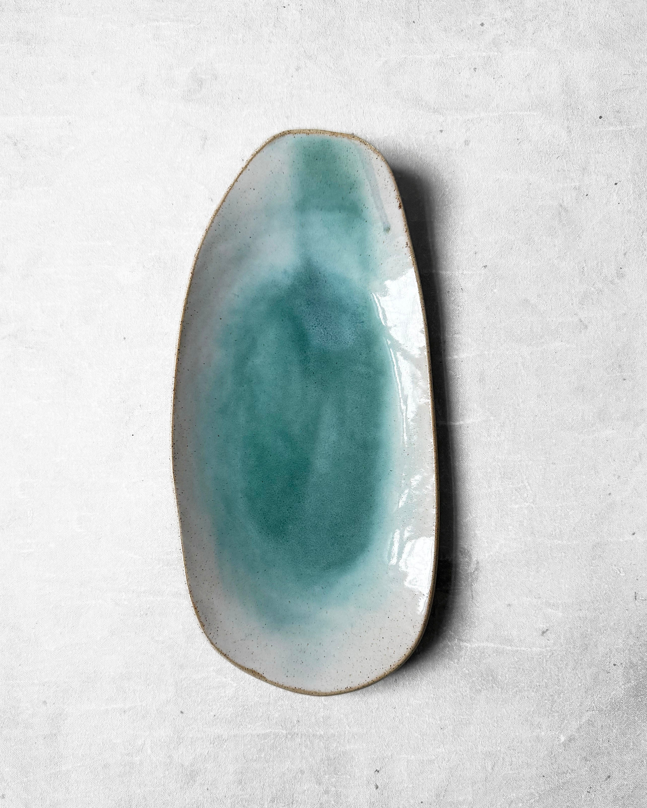 Medium Serving Tray in Lagoon