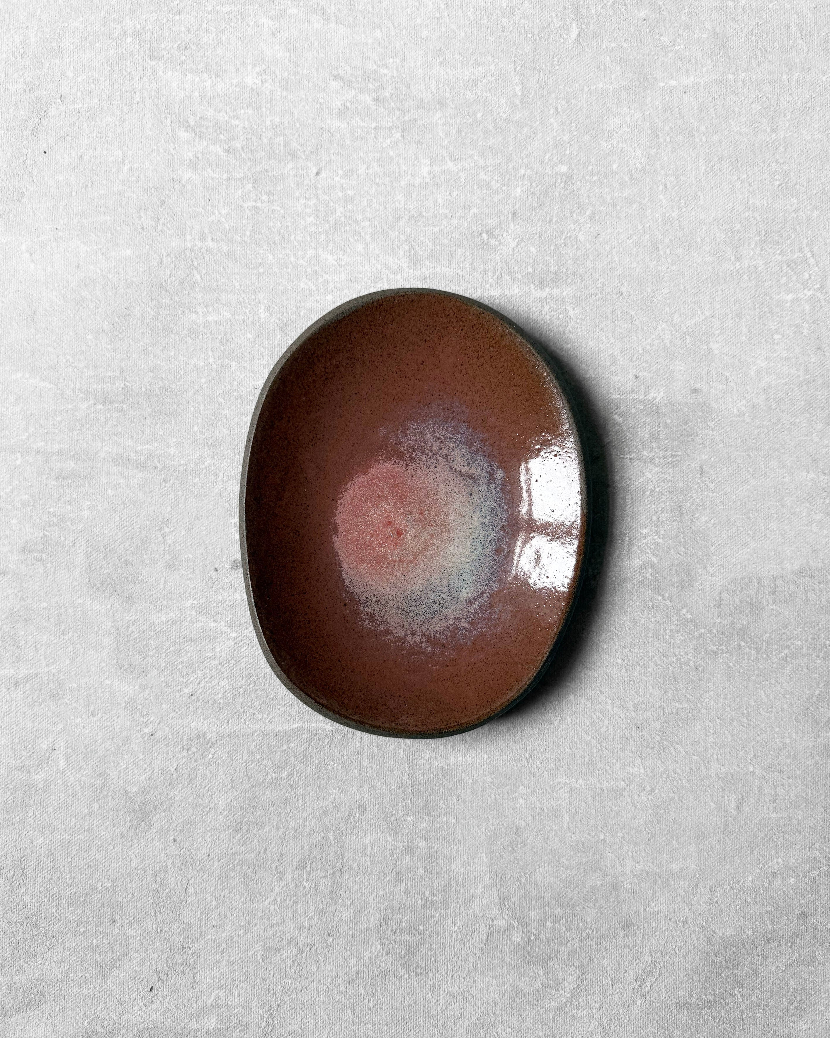 Tapas Plate in Glistening Peach