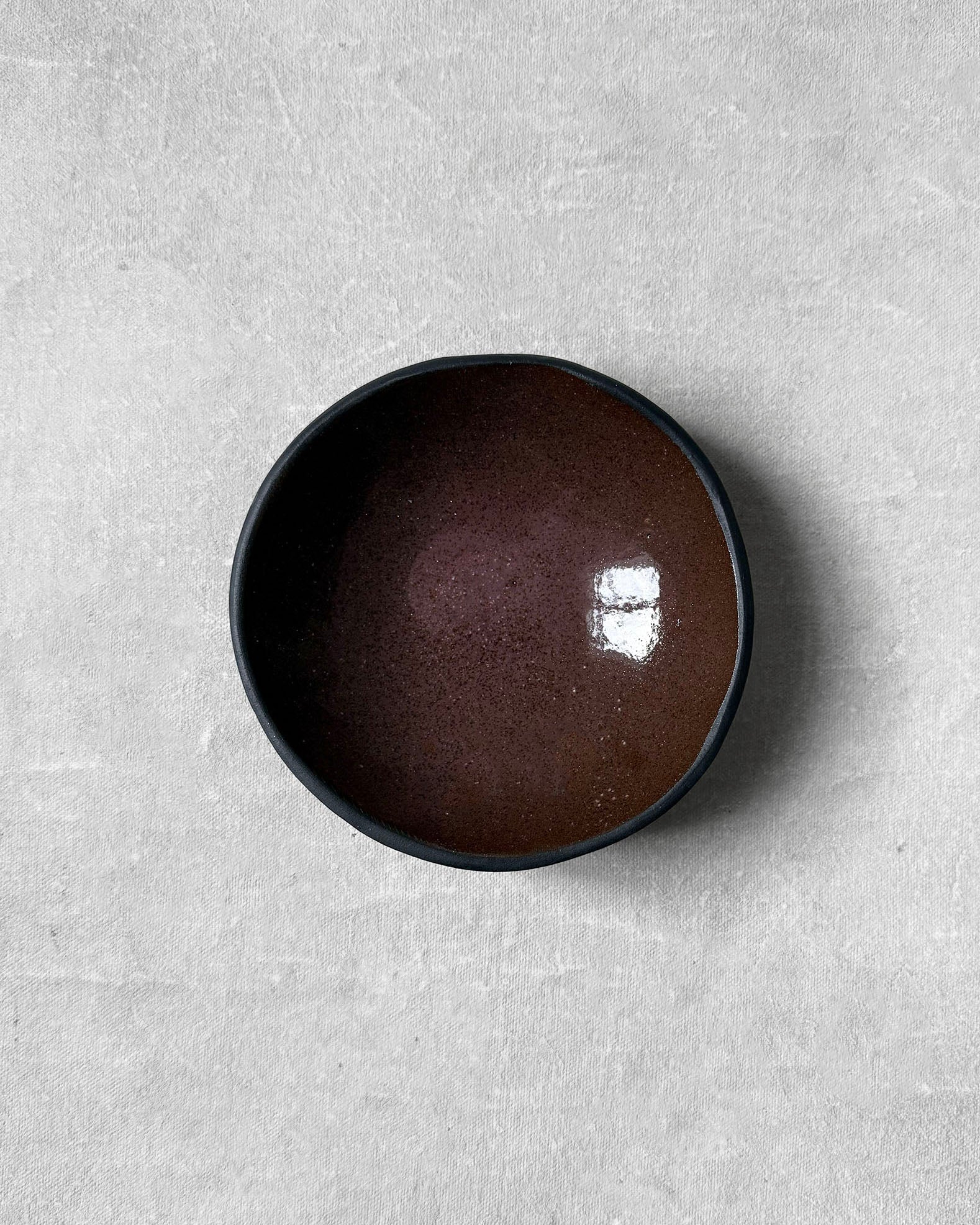 Tapas Bowl in Speckled Mauve