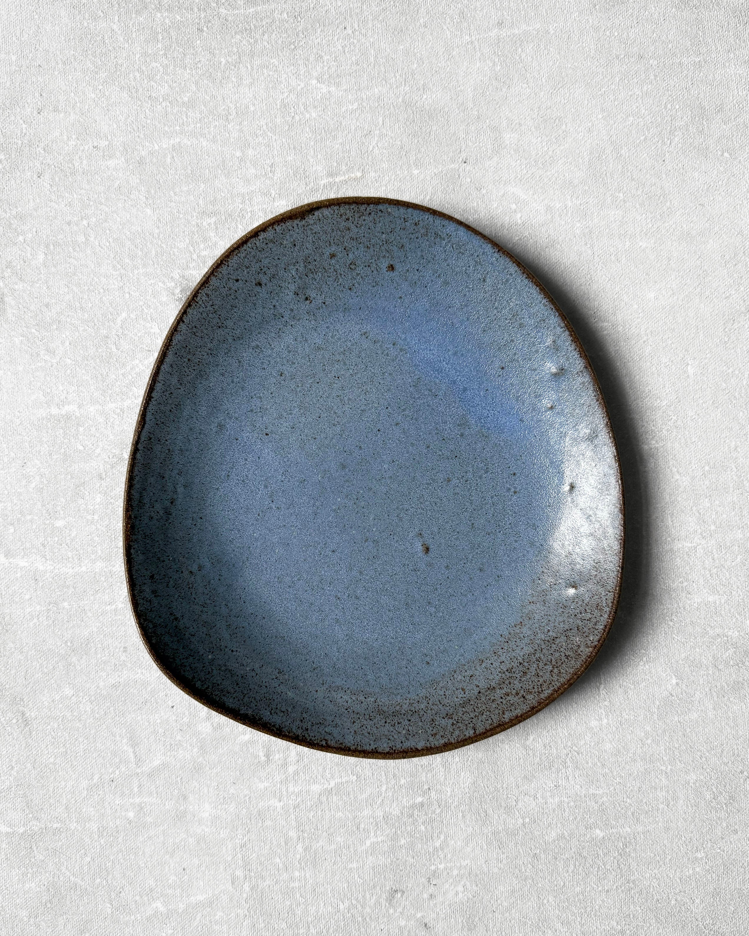Dessert Plate in Denim Blue