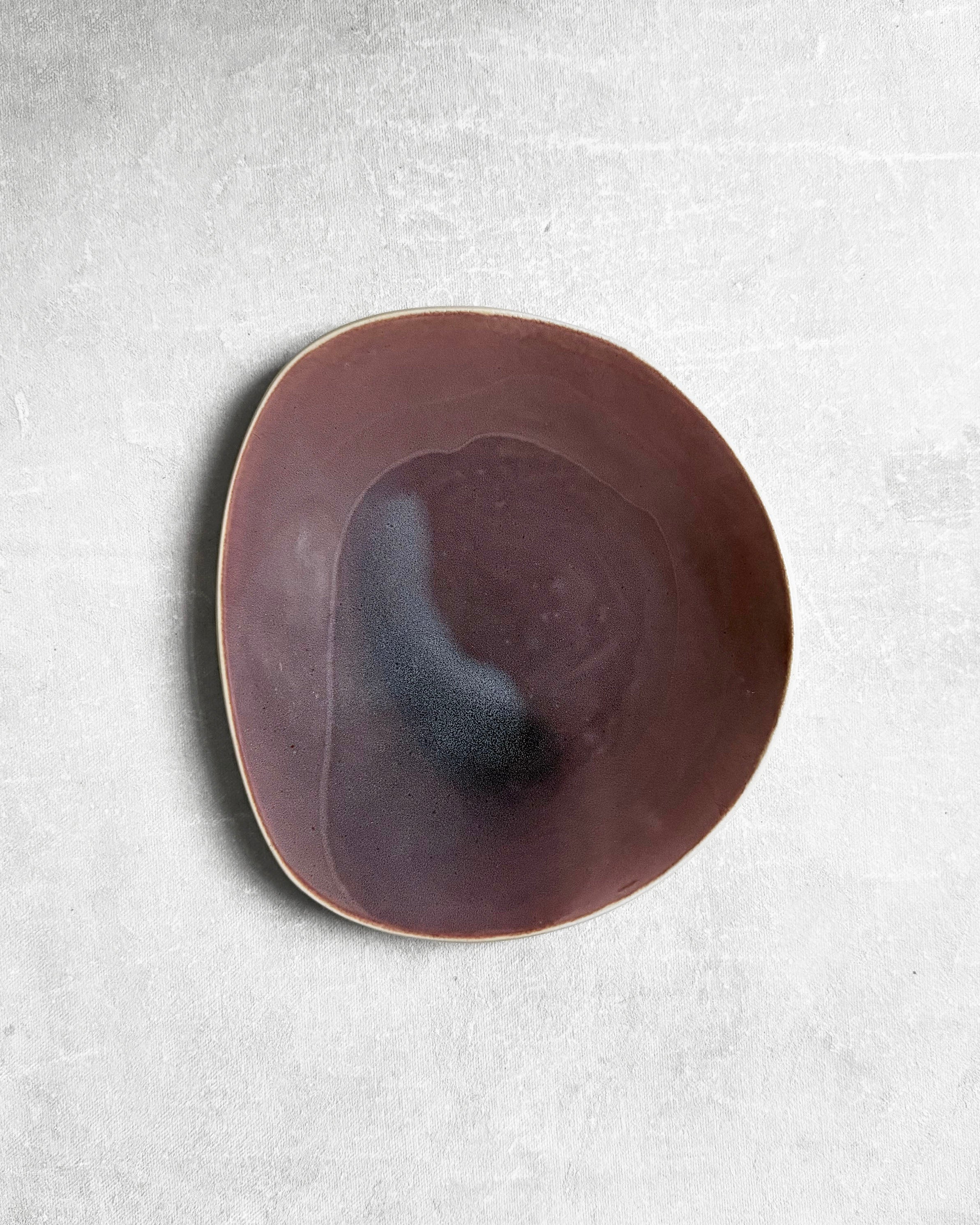 Dessert Plate in Dimmed Coral