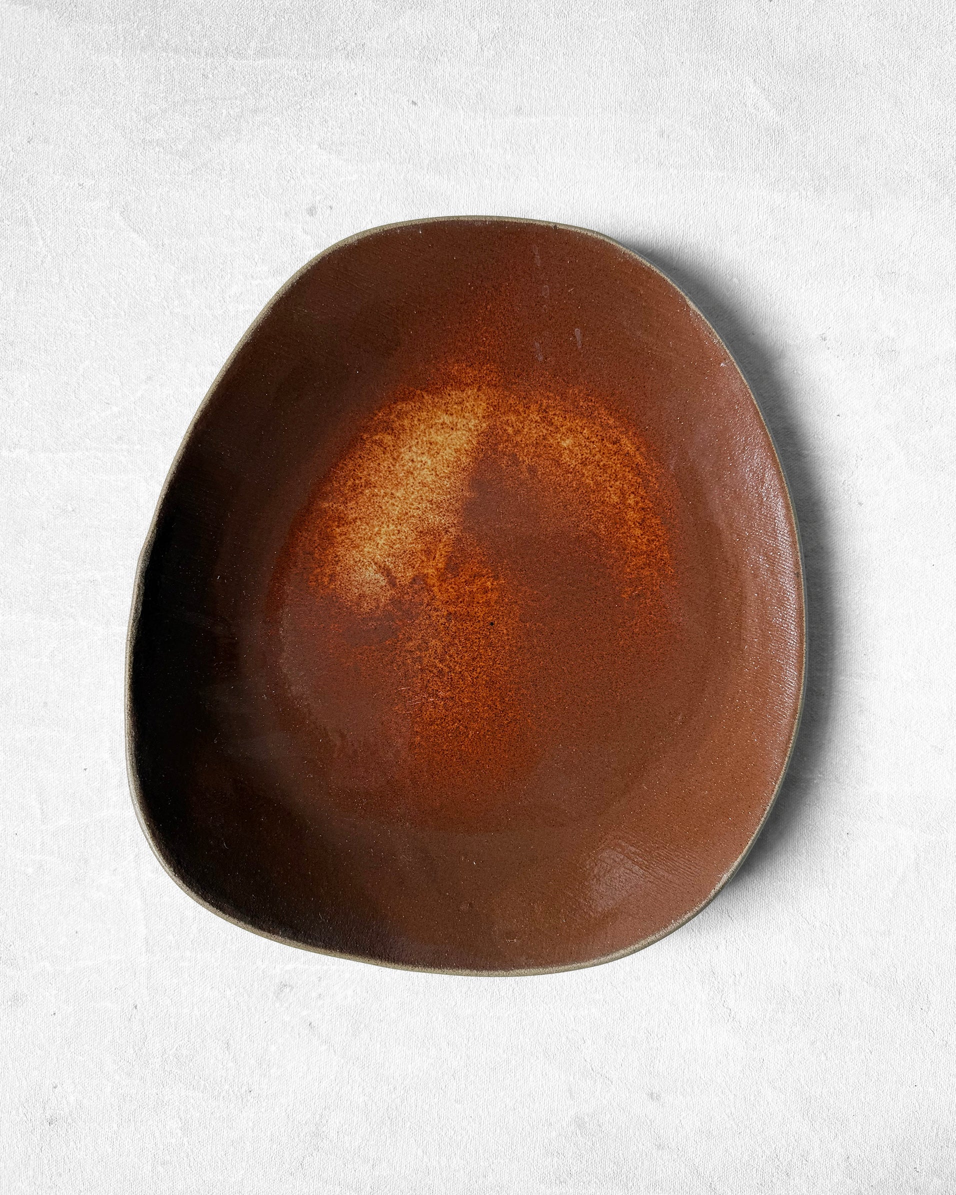 Dinner Plate in Burnt Sienna