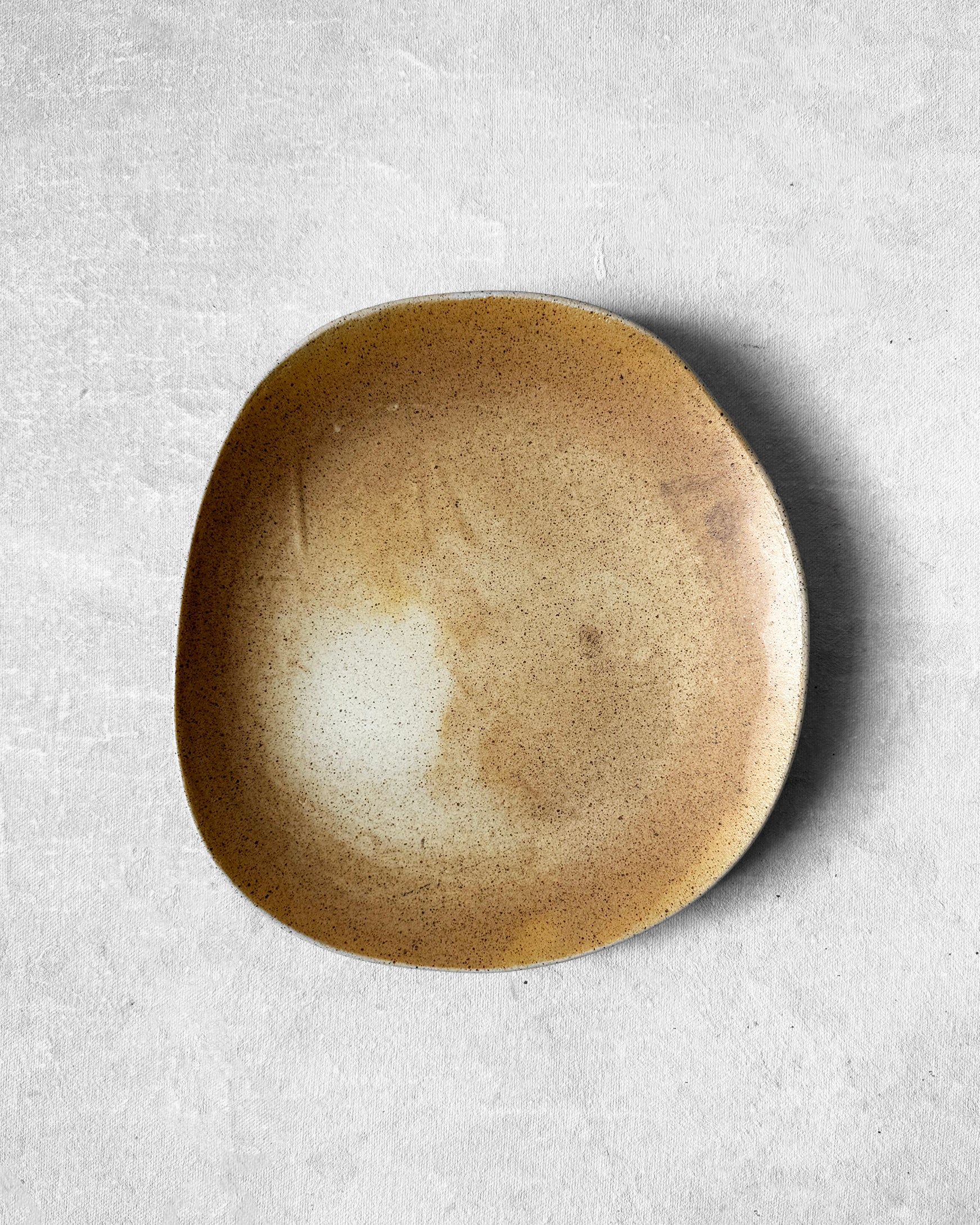 Dessert Plate in Matte Cinnamon