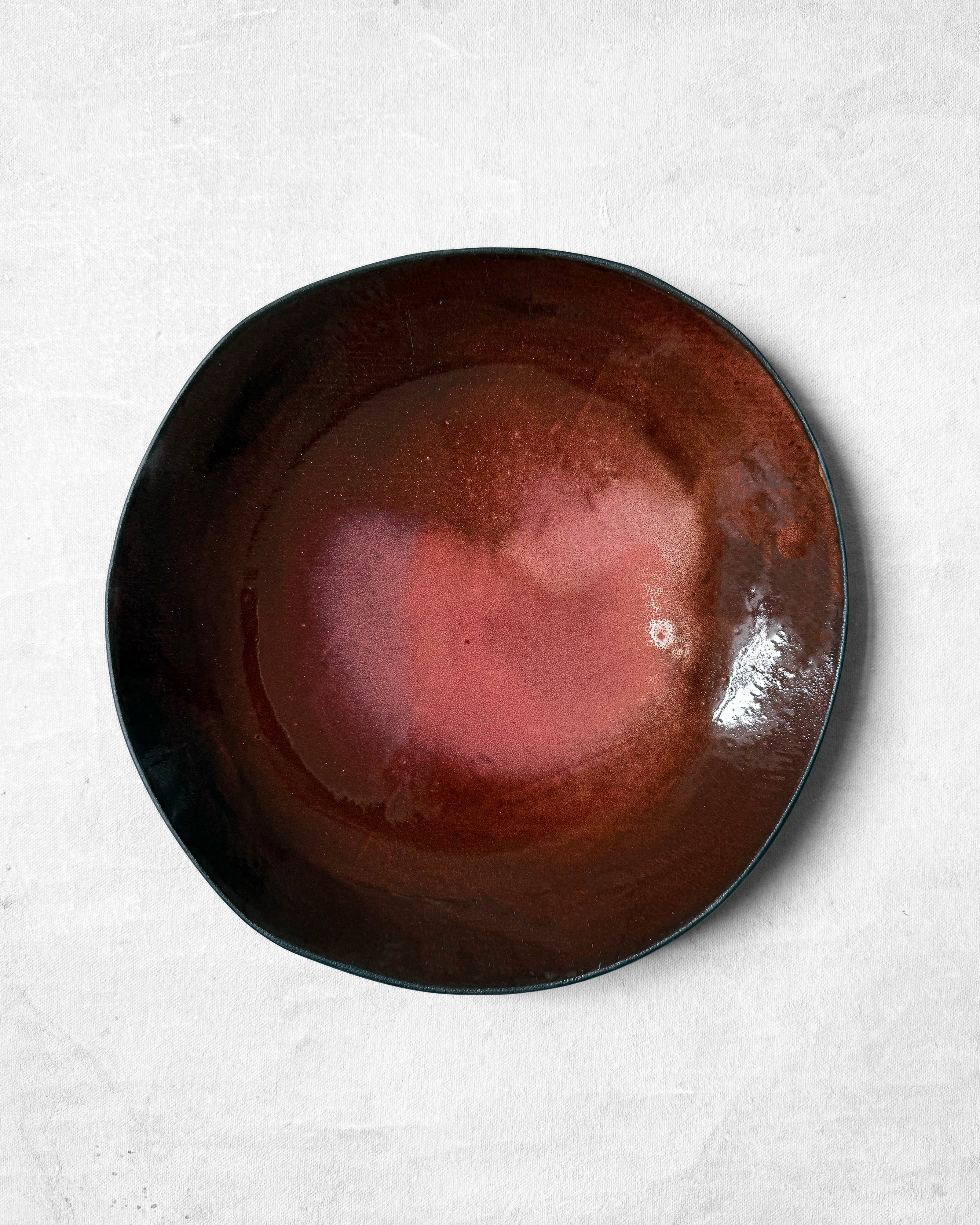 Dinner Plate in Deep Rose Quartz