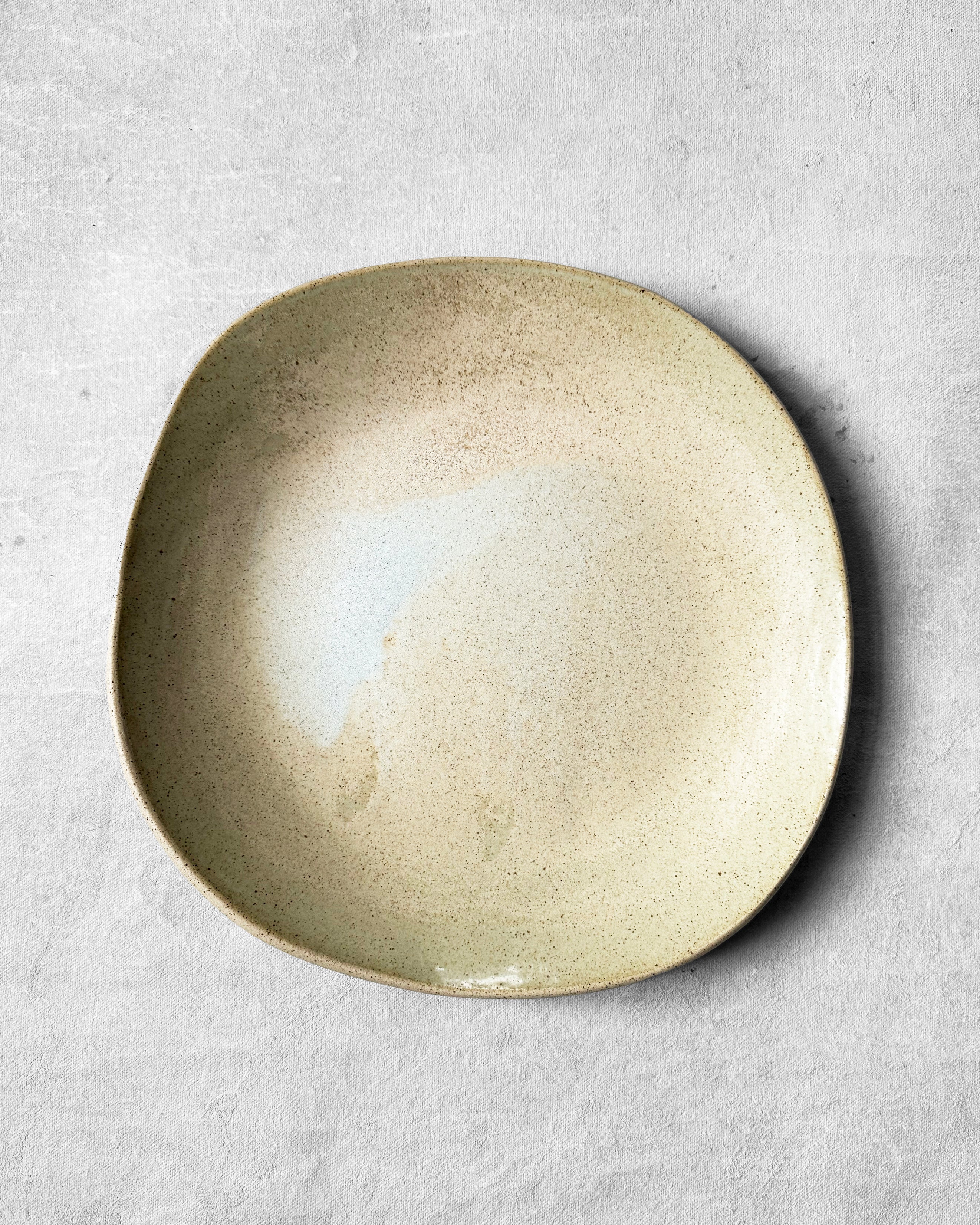 Dinner Plate in Vanilla Ice