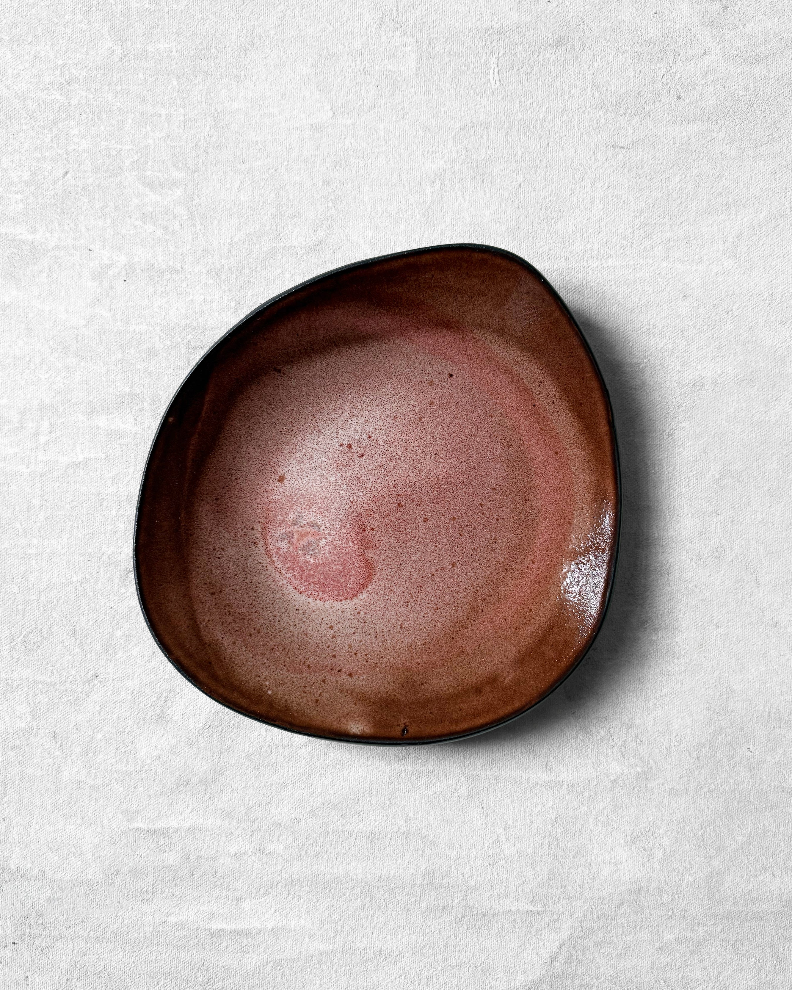 Dessert Plate in Deep Rose Quartz