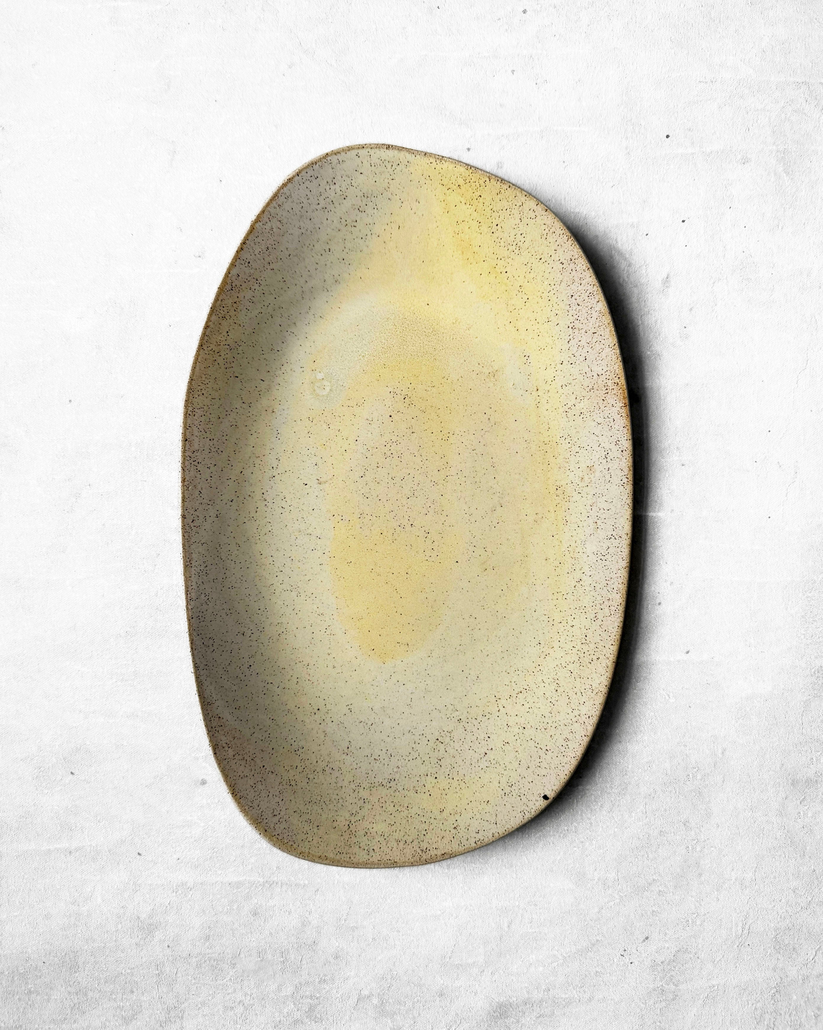 Large Serving Tray in Tumeric Latte