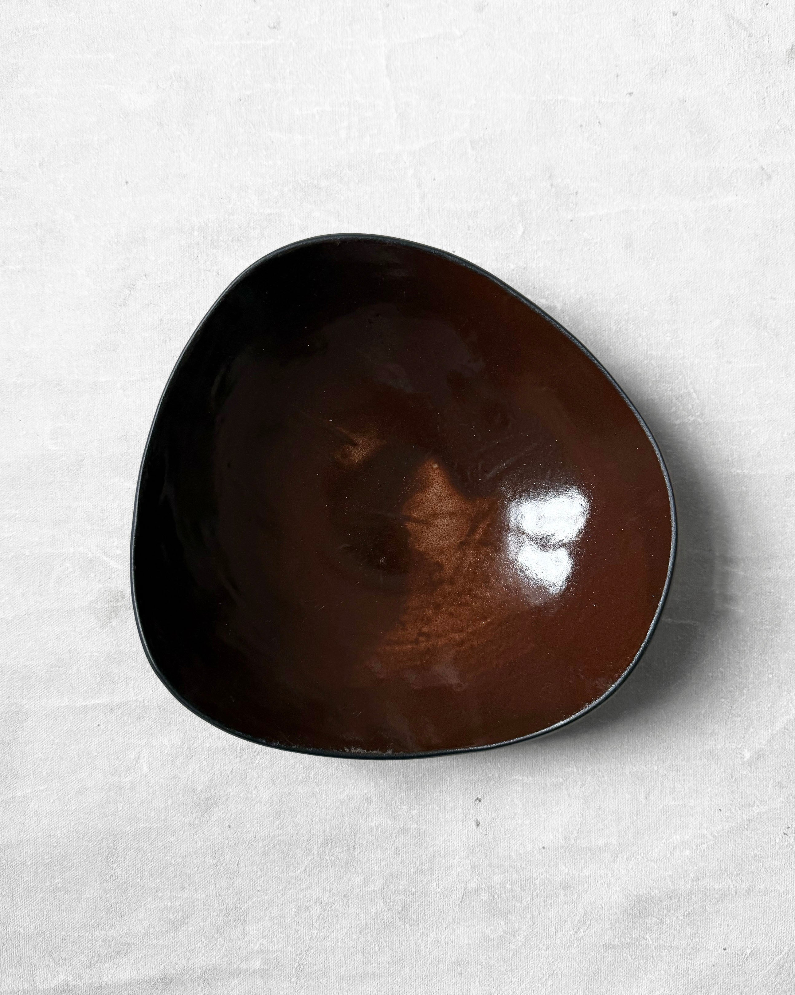 Pasta Bowl in Cherry Noir