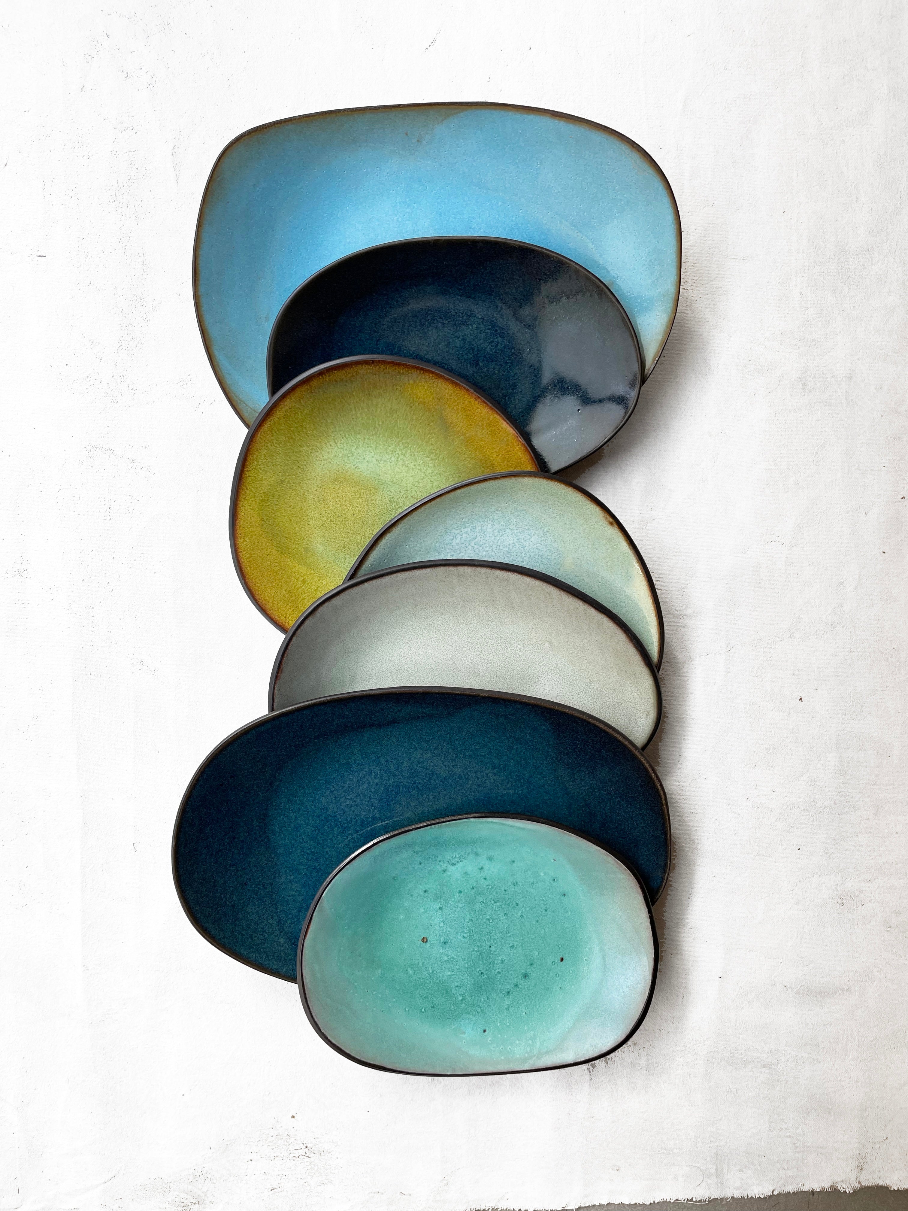 Tapas Plate in Matte Mermaid Green