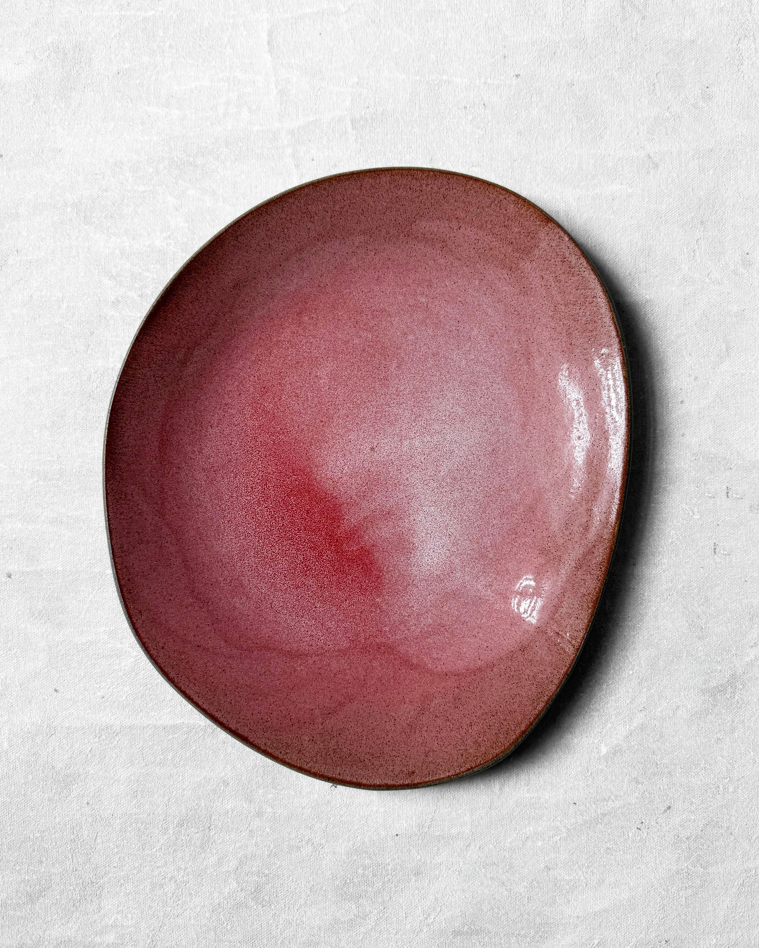 Dinner Plate in Ruby