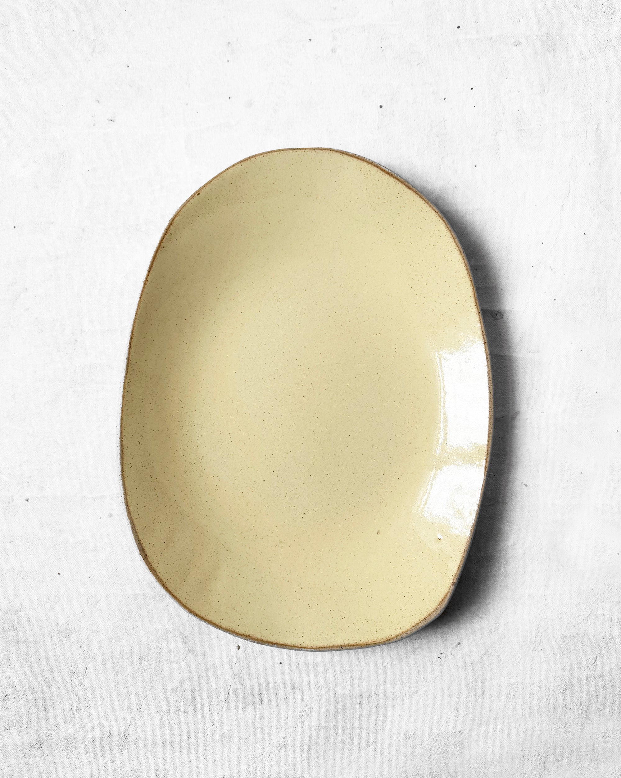 Large Serving Platter in Honeydew