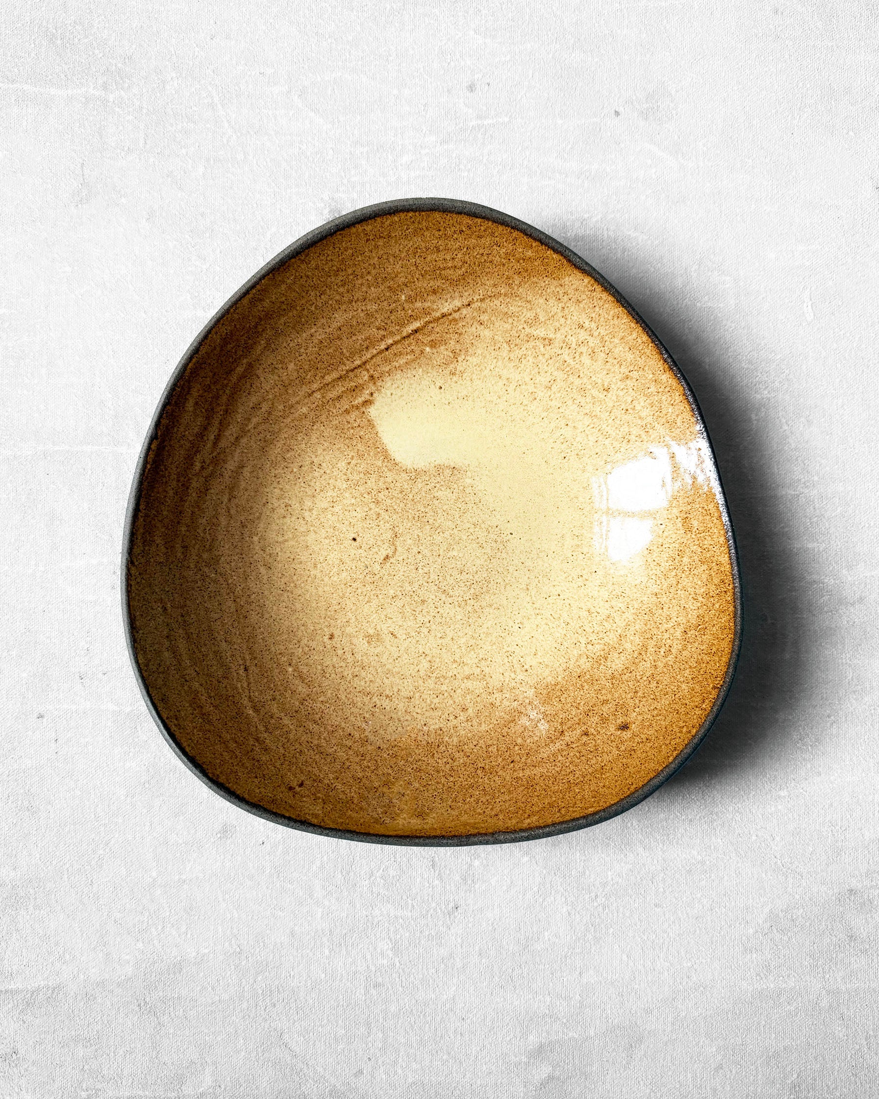 Pasta Bowl in Glossy Honey