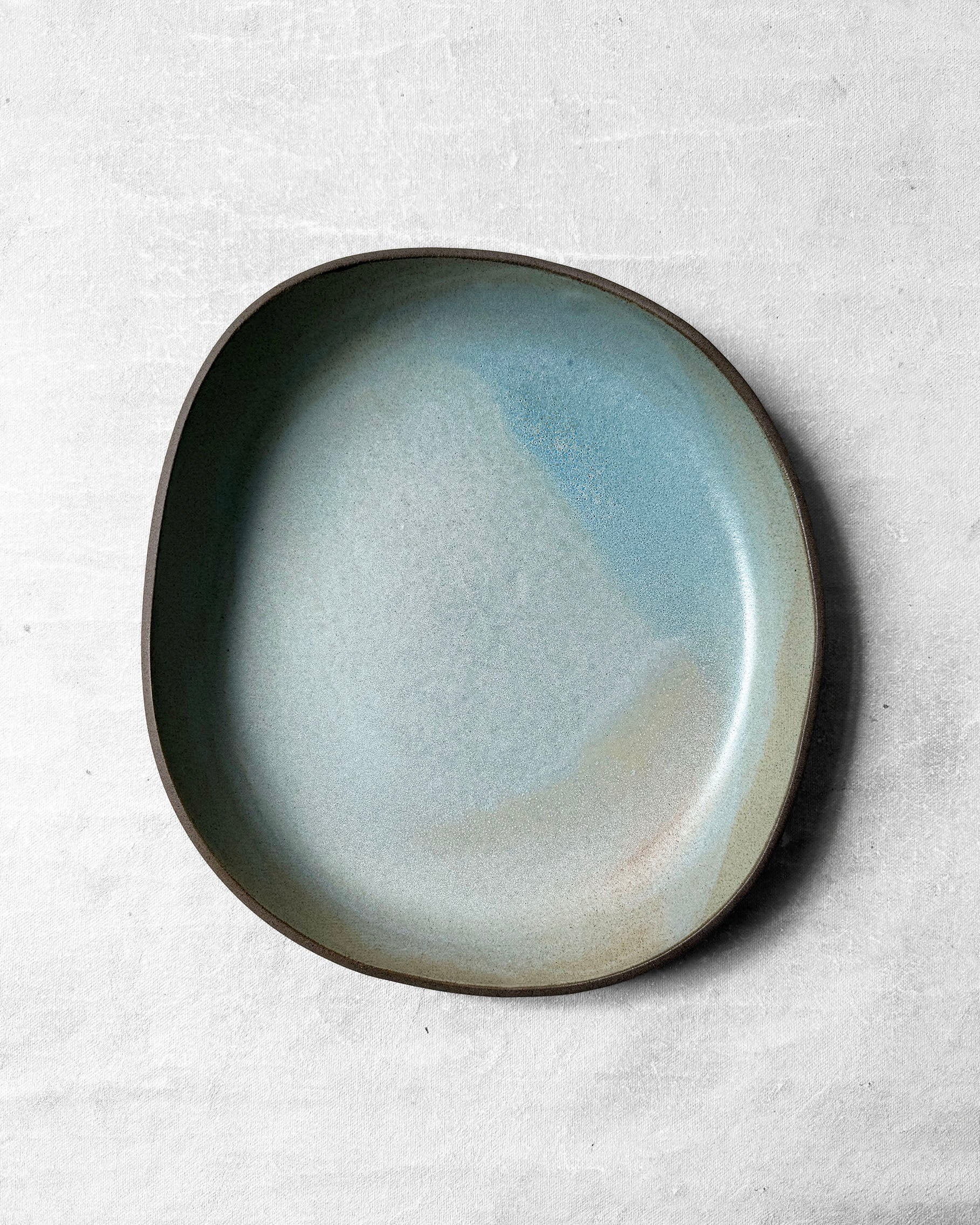 Everyday Plate in Ripple Aqua