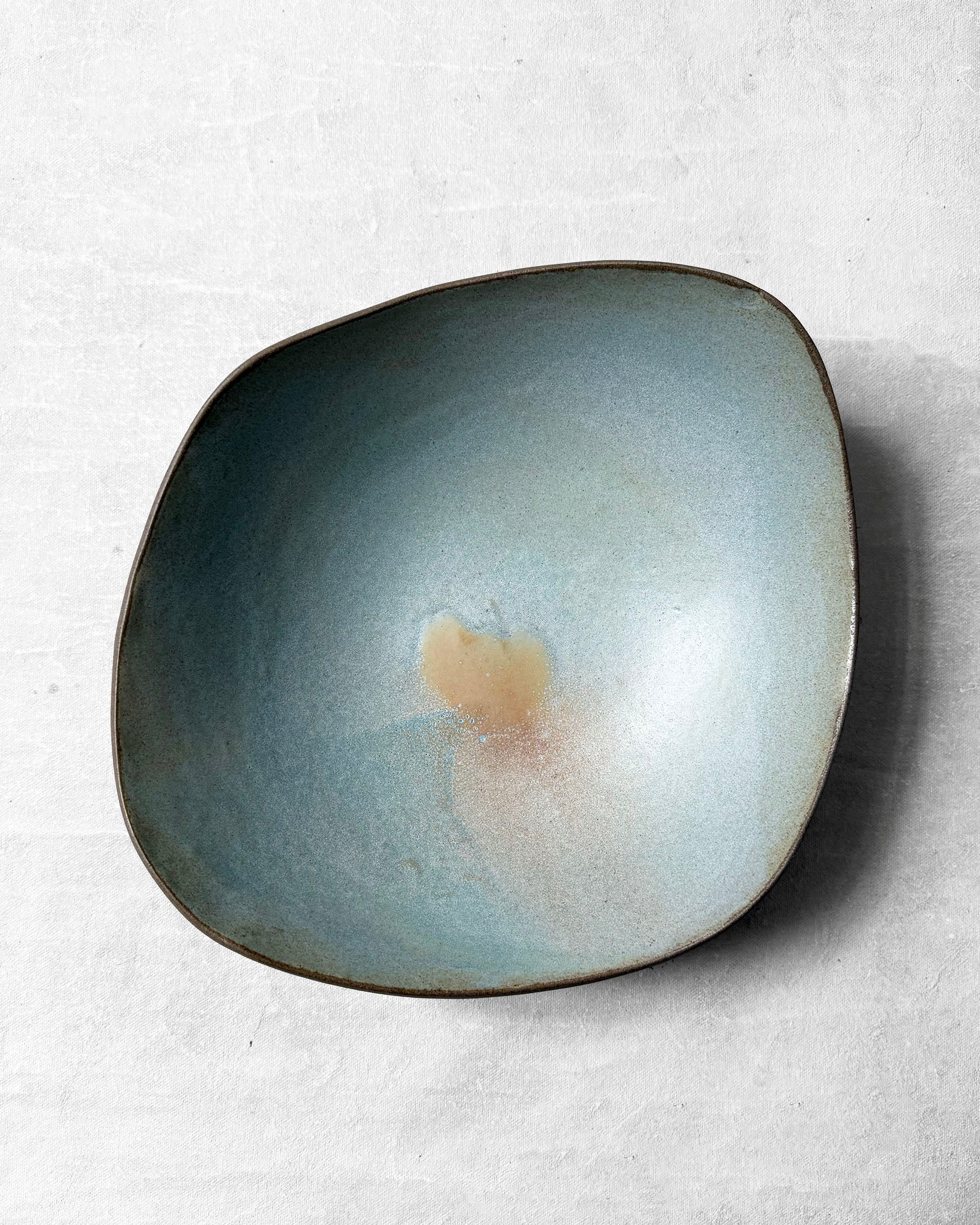 Ramen Bowl in Aqua Ripple