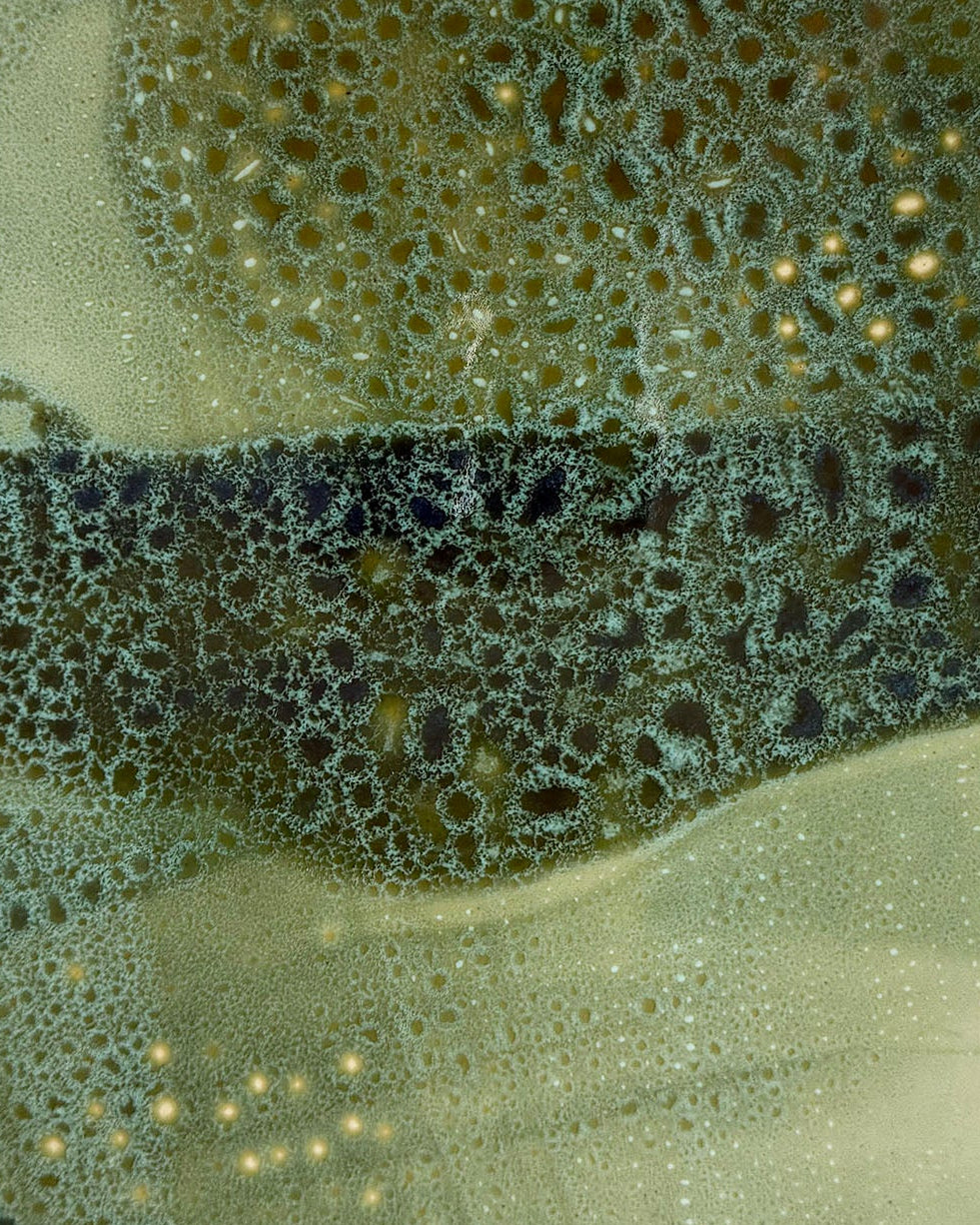 Ceramic Painting in Emerald