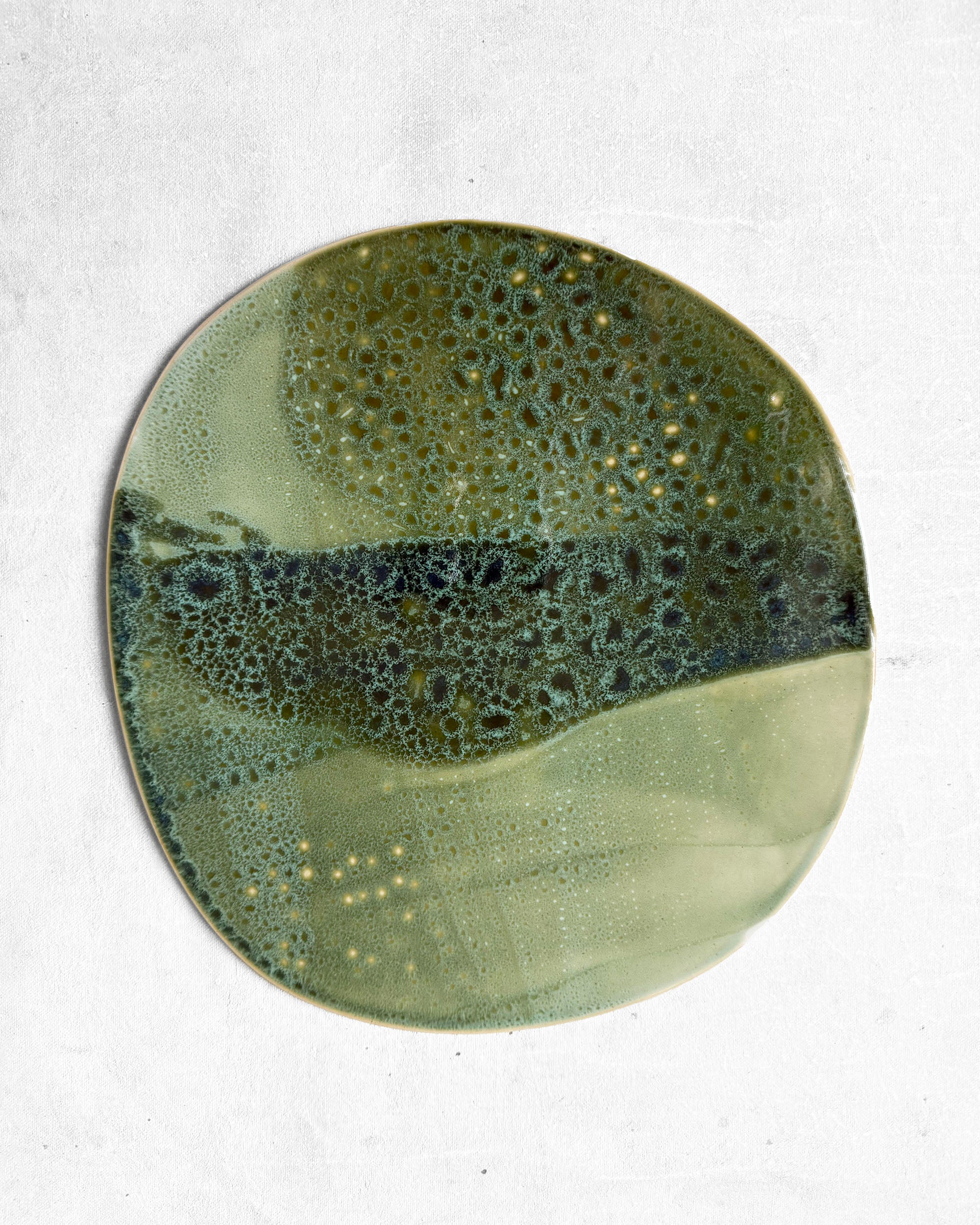 Ceramic Painting in Emerald