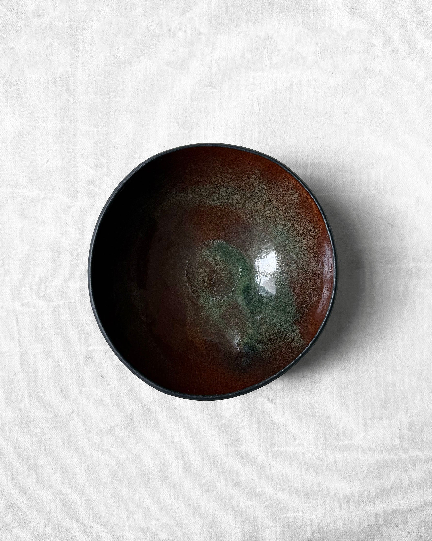 Breakfast Bowl in Copper Green