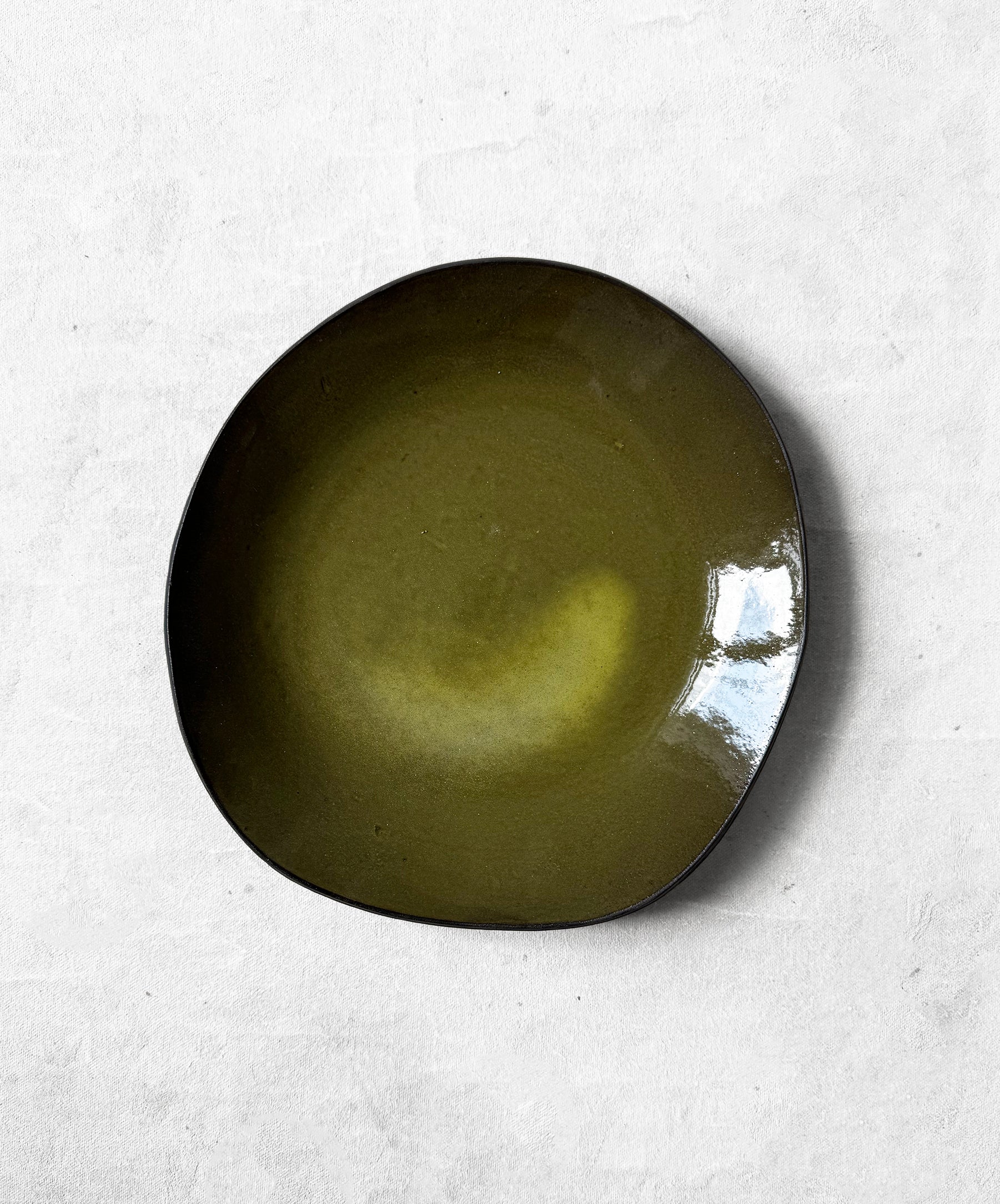 Everyday Plate in Lime Swirl