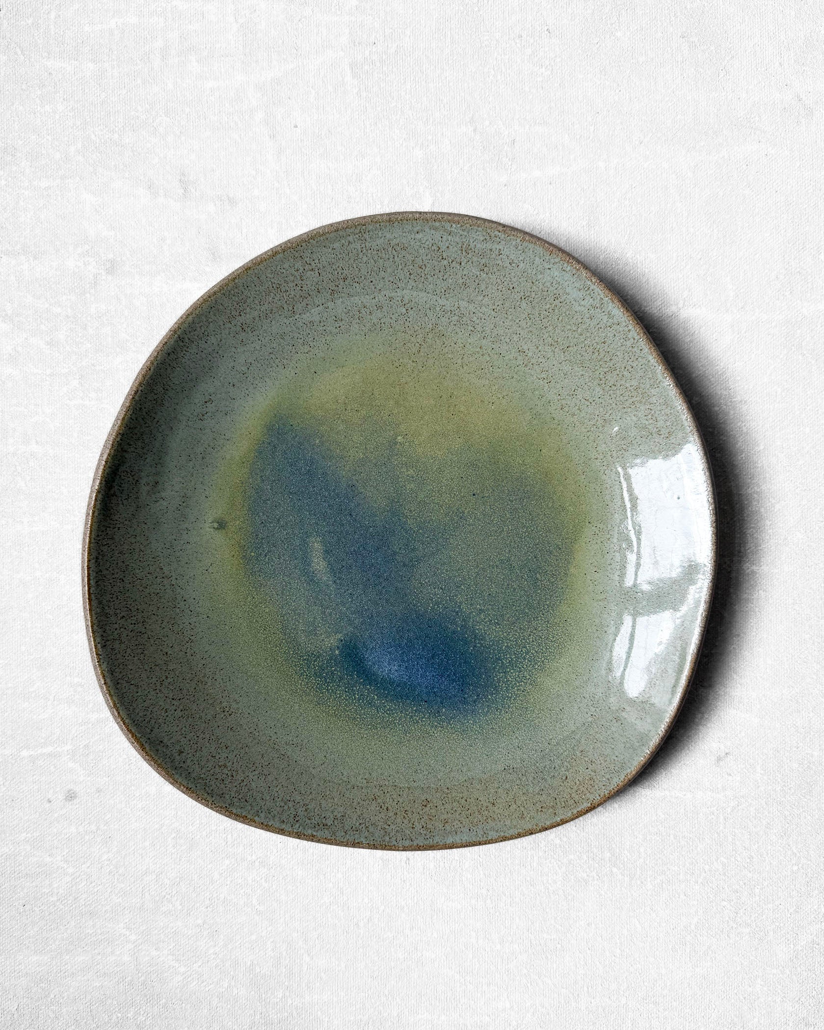 Dessert Plate in Zen Garden