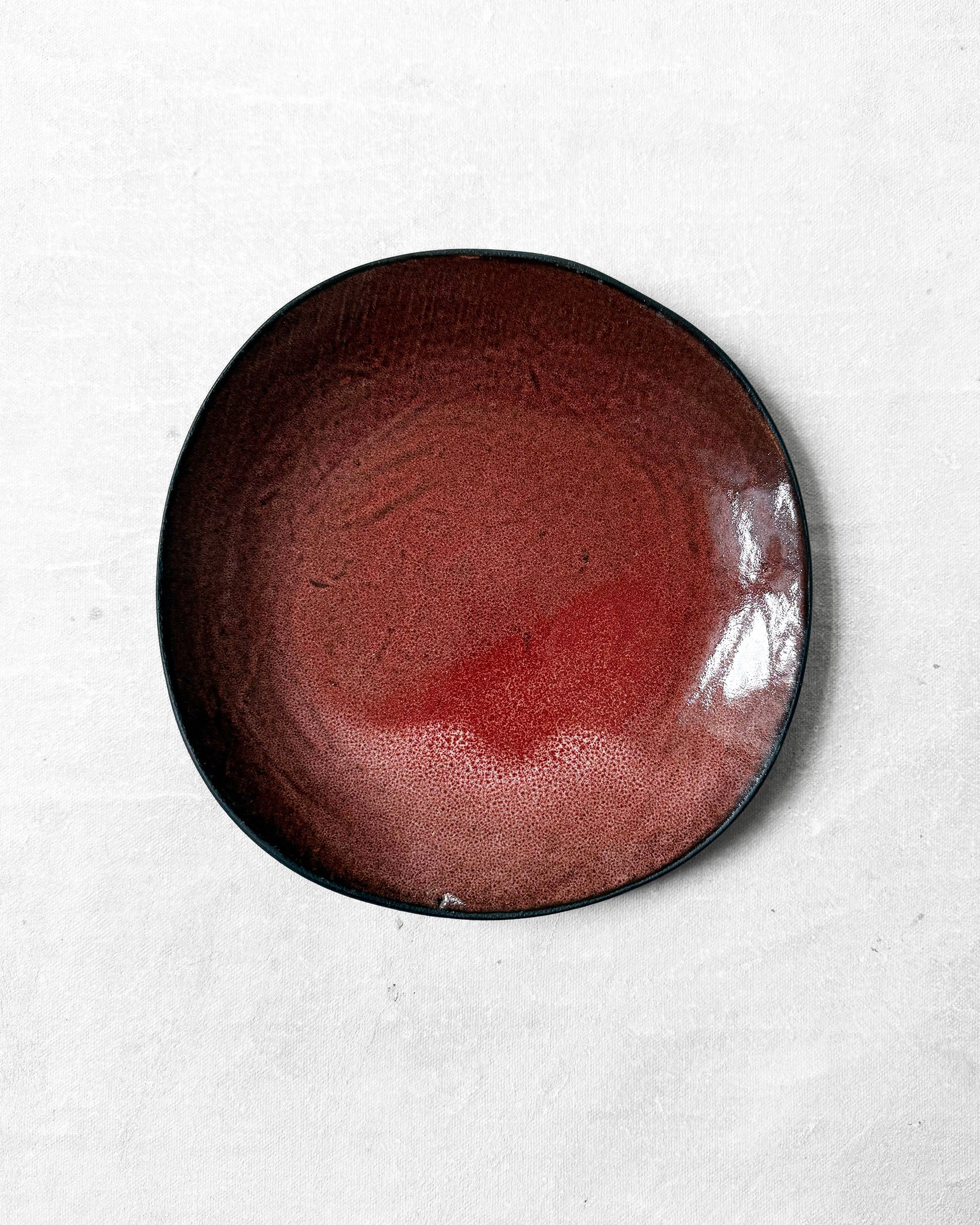 Dessert Plate in Ruby