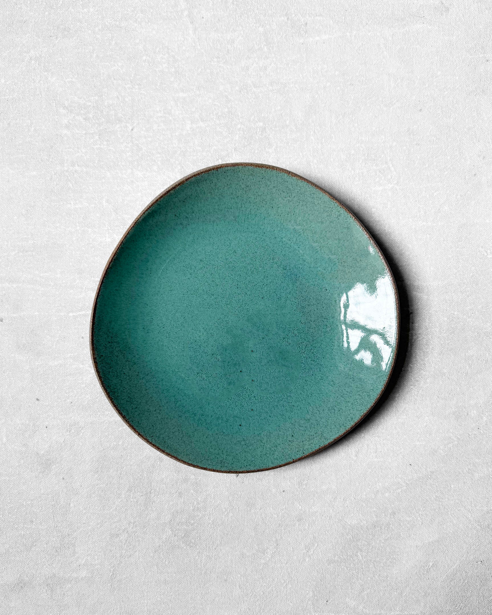 Dessert Plate in Intense Aqua