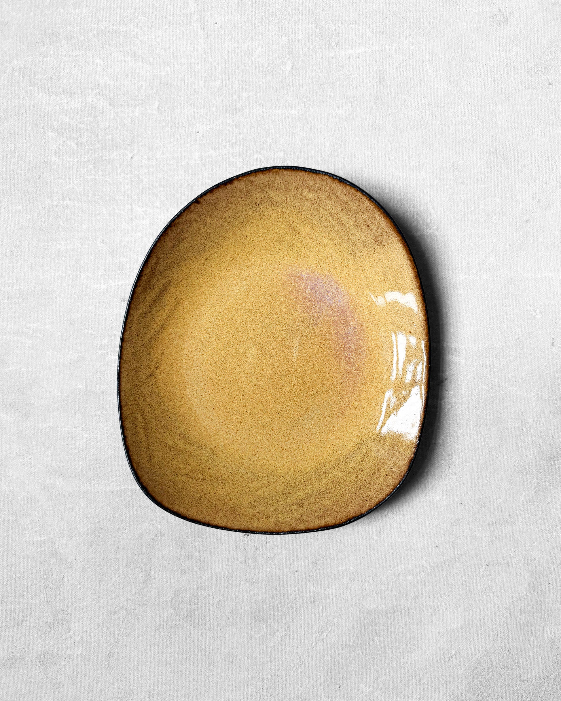 Dessert Plate in Apricot
