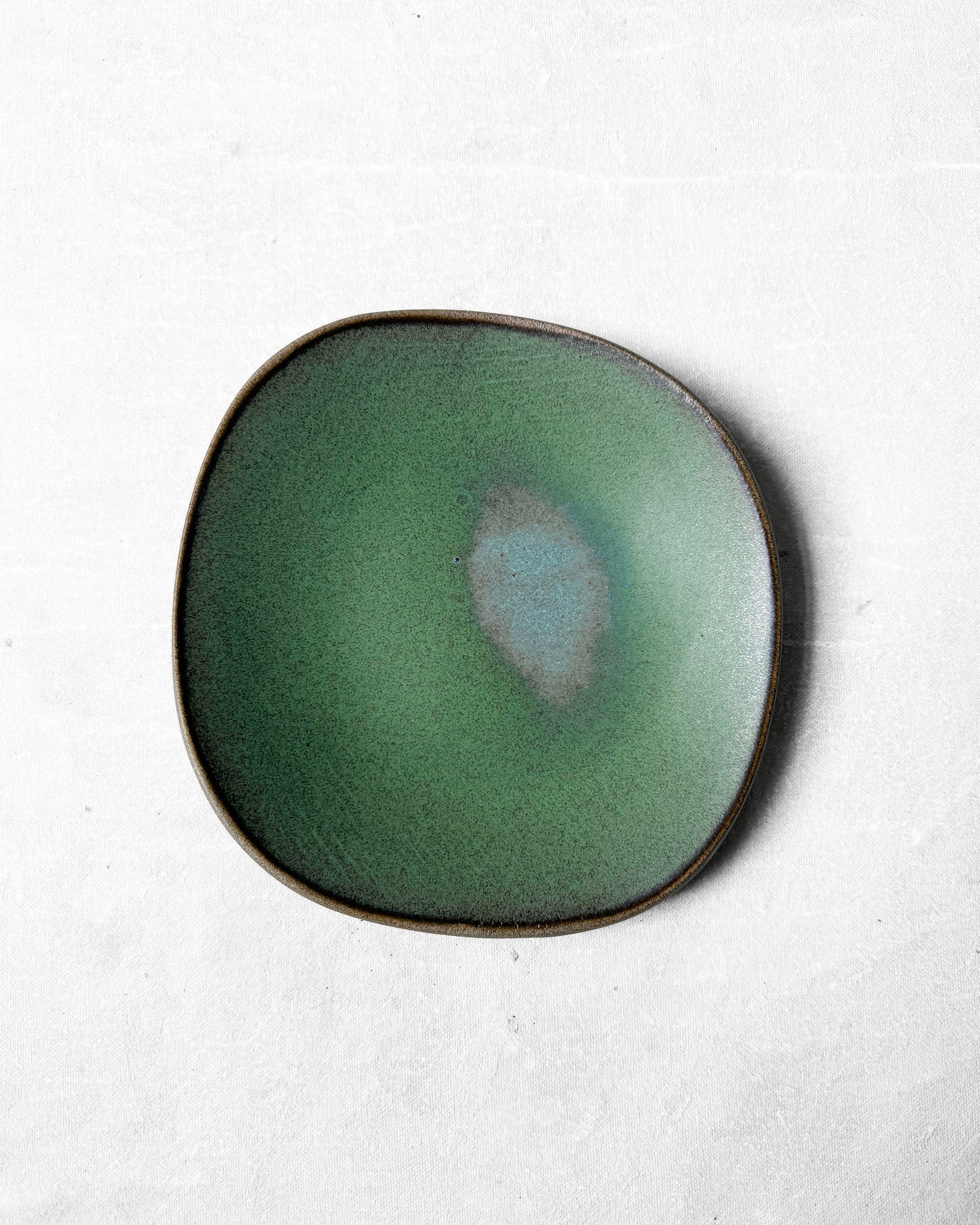 Dessert Plate in Matte Moss