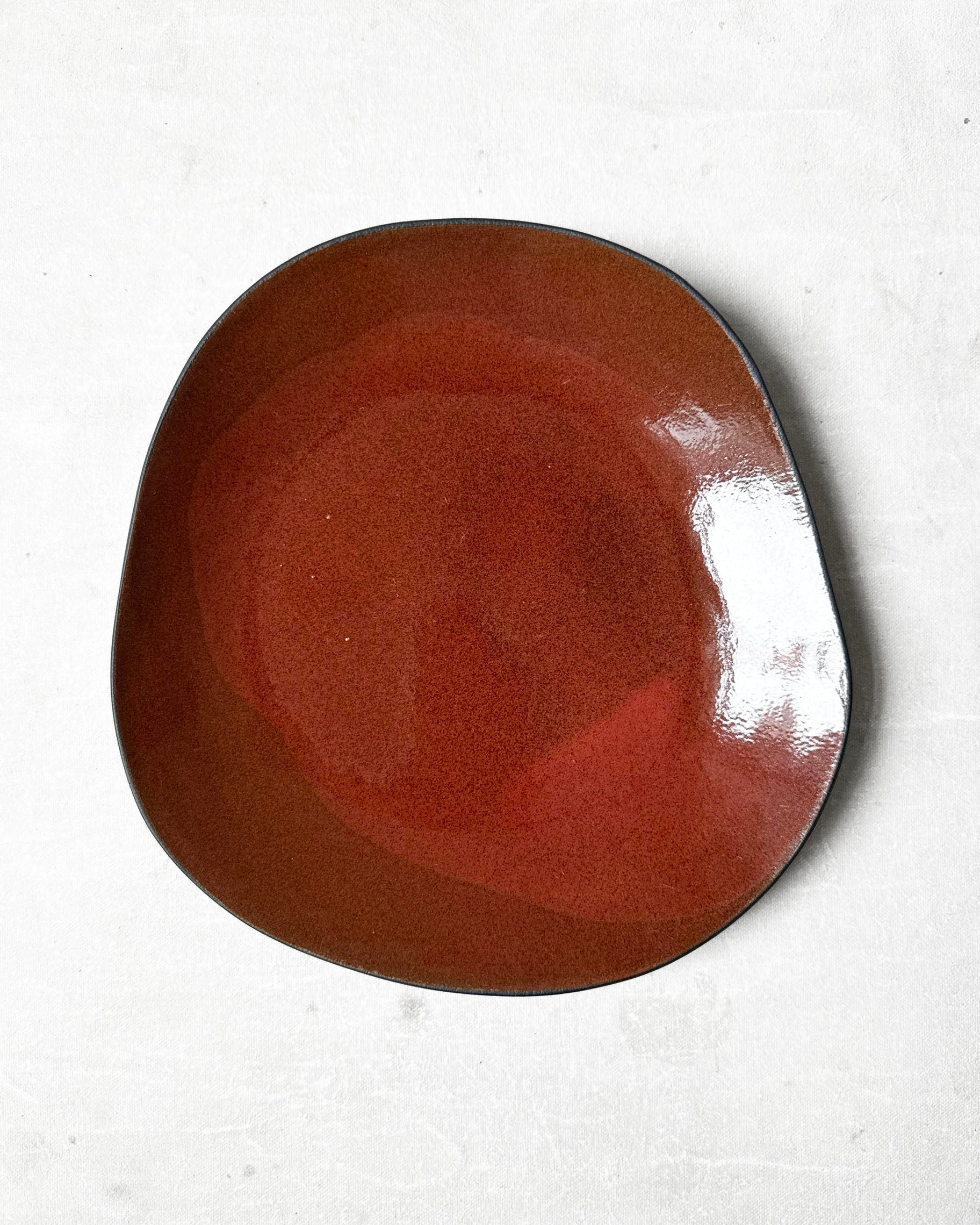 Dinner Plate in Pomegranate Red