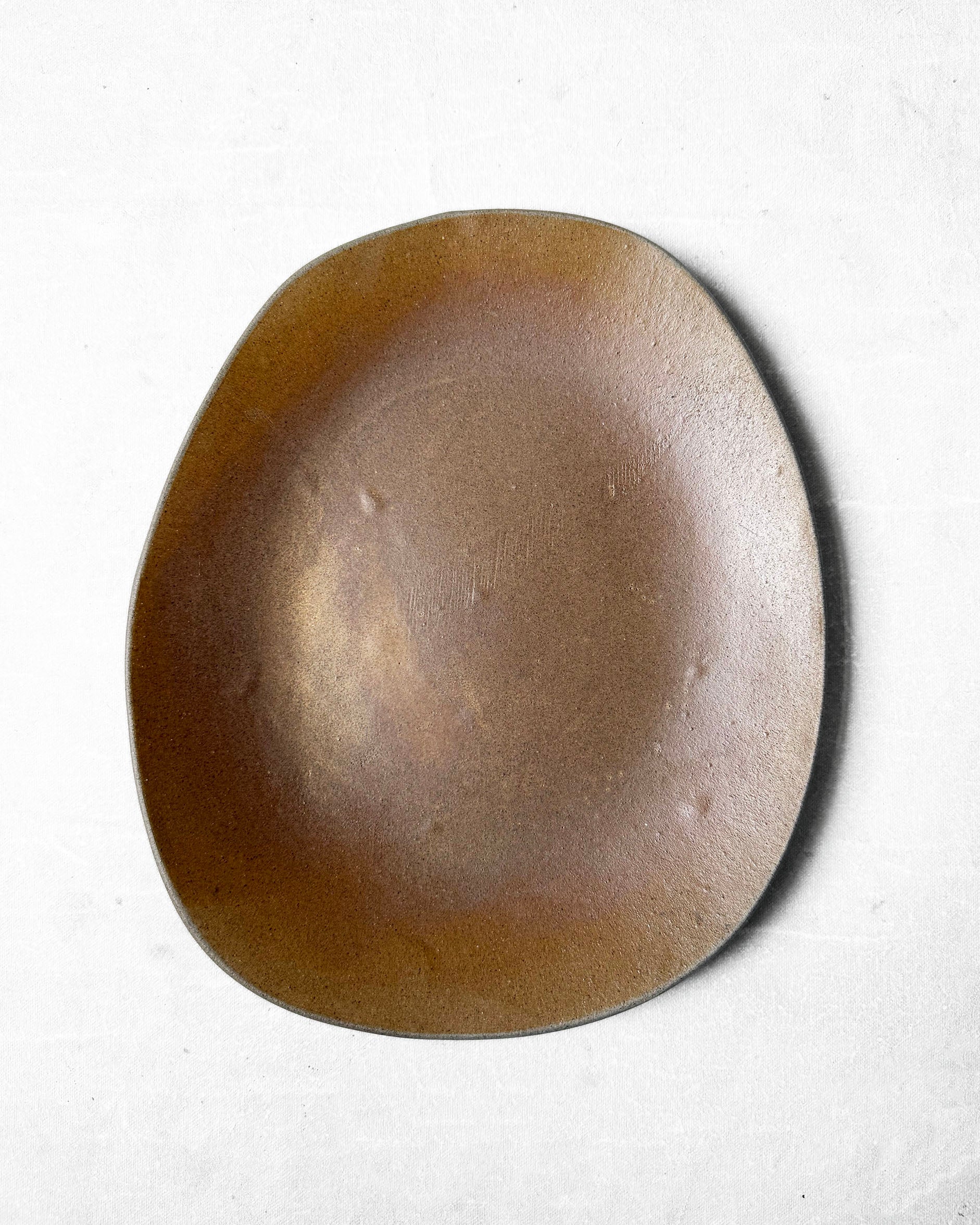 Dinner Plate in Matte Toffee