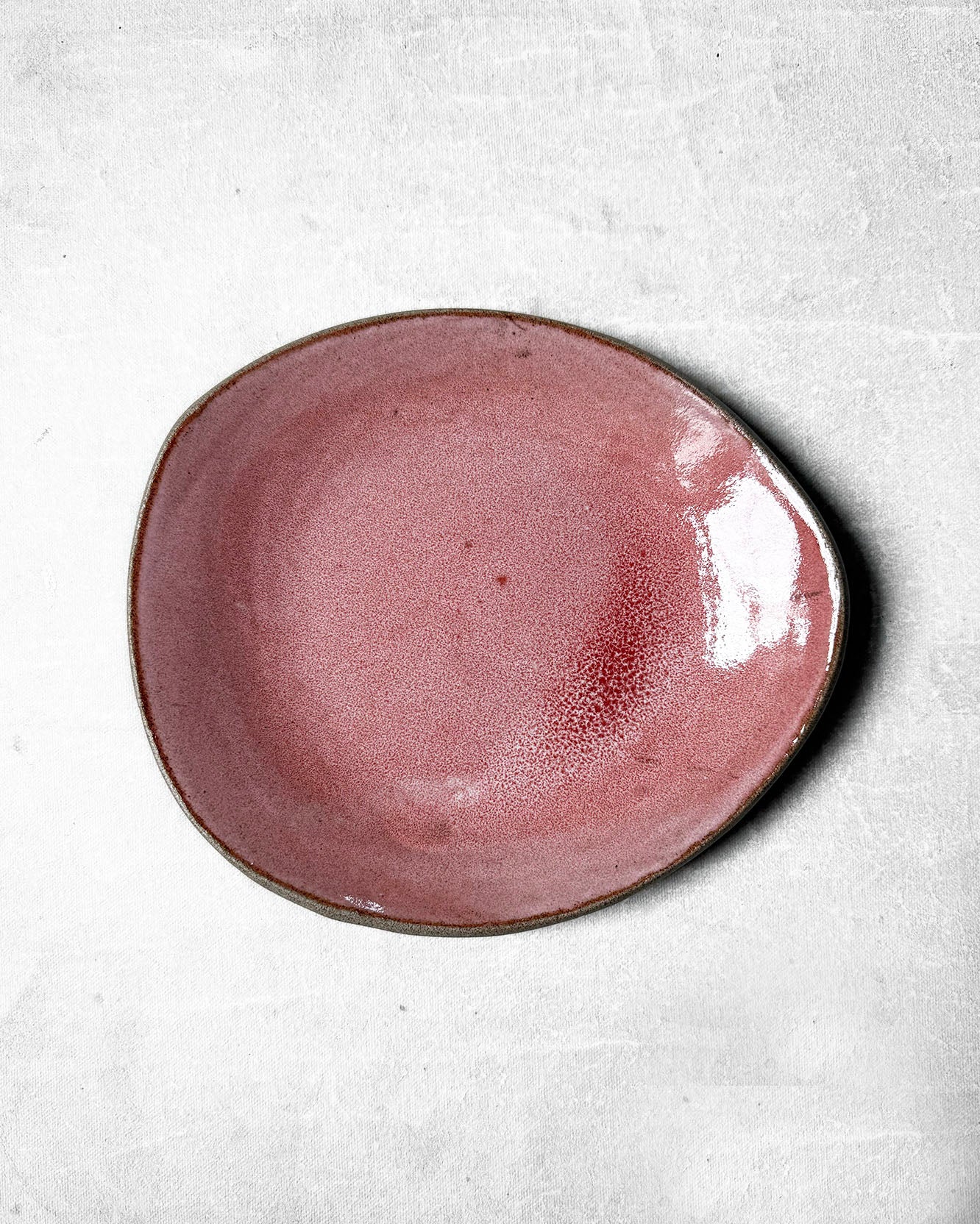 Dessert Plate in Ruby