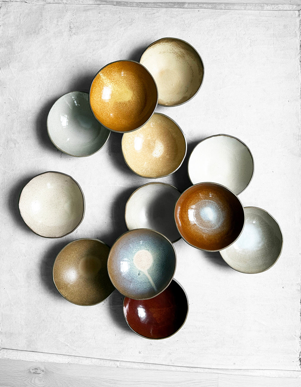 Tapas Bowl in Glossy Speckled Beige