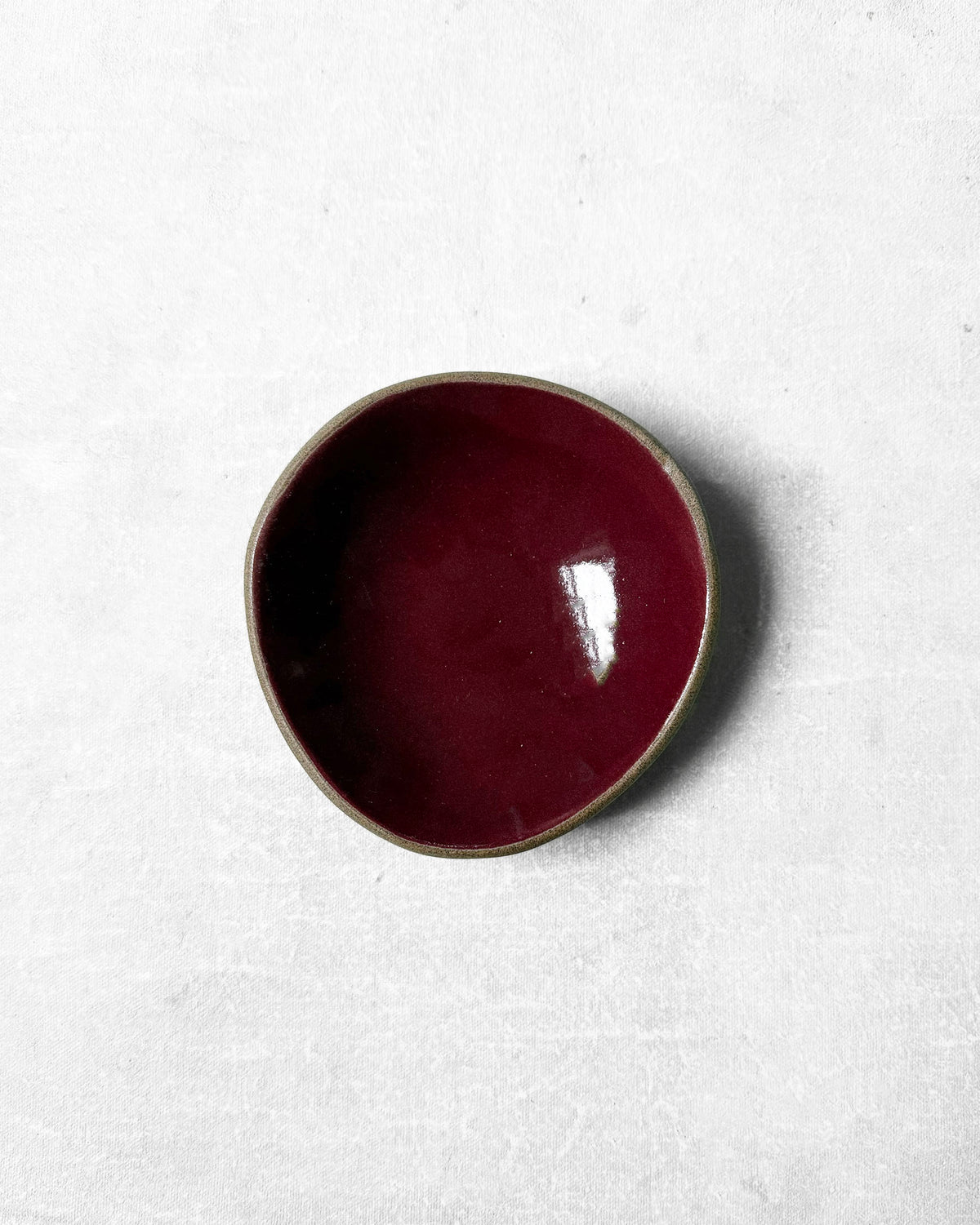 Tapas Bowl in Gloss Burgundy