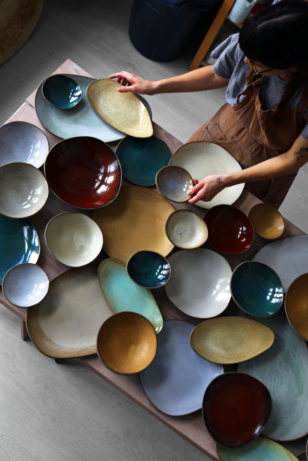 Ramen Bowl in Autumn Red