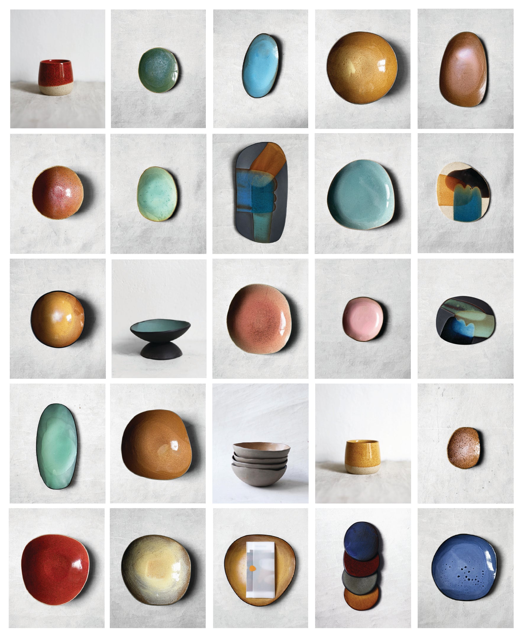 Small Serving Tray in Apricot