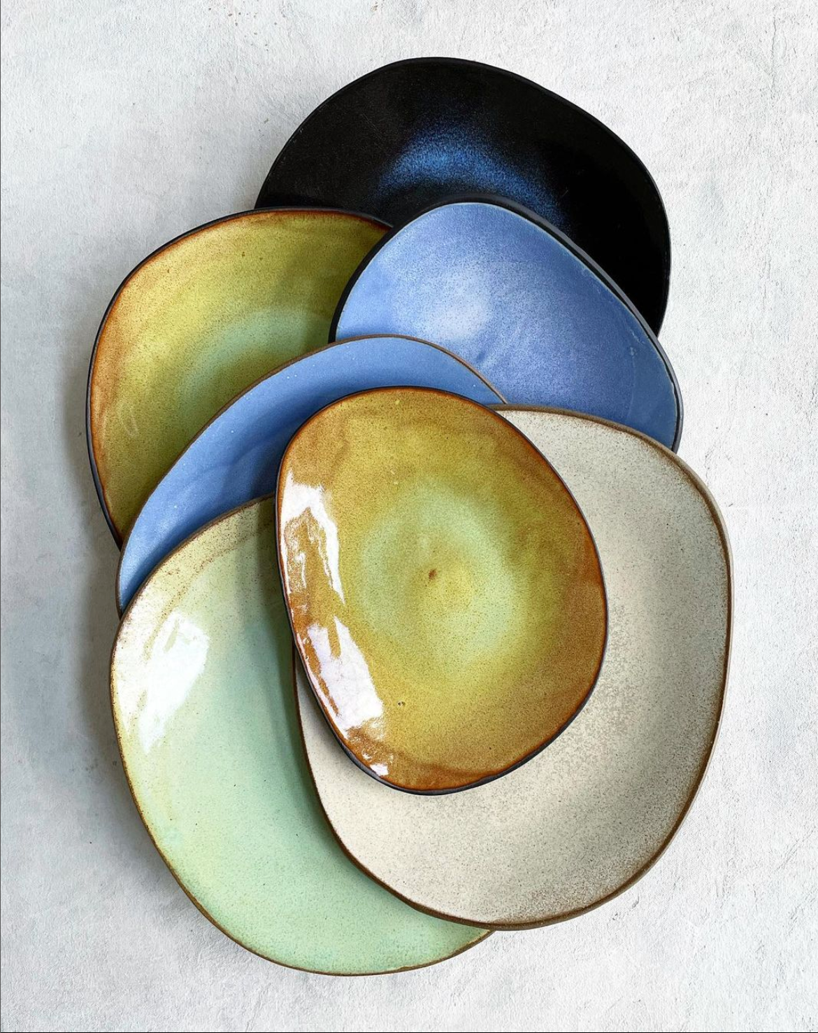 Tapas Plate in Avo Green