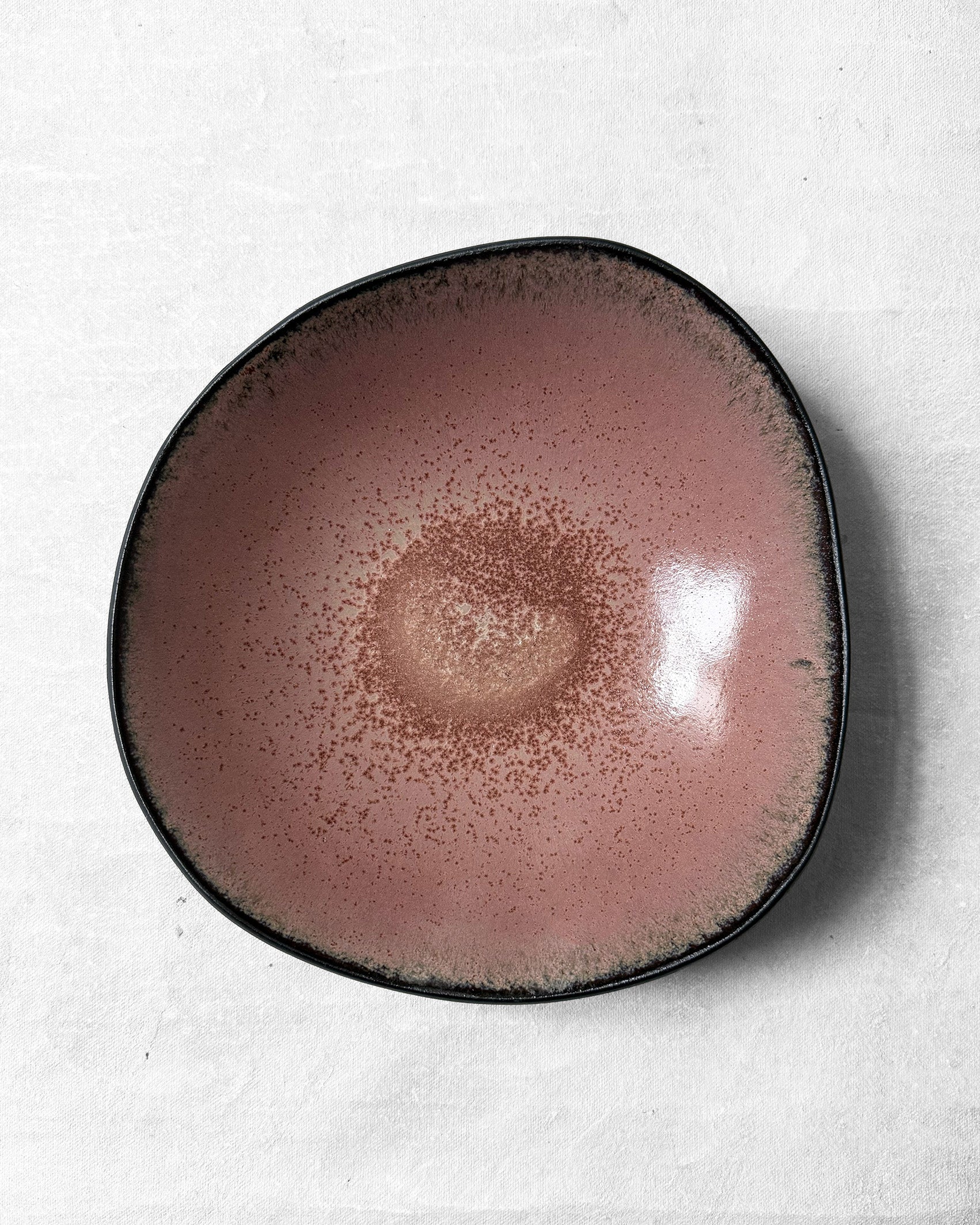 Pasta Bowl in Pink Anemone