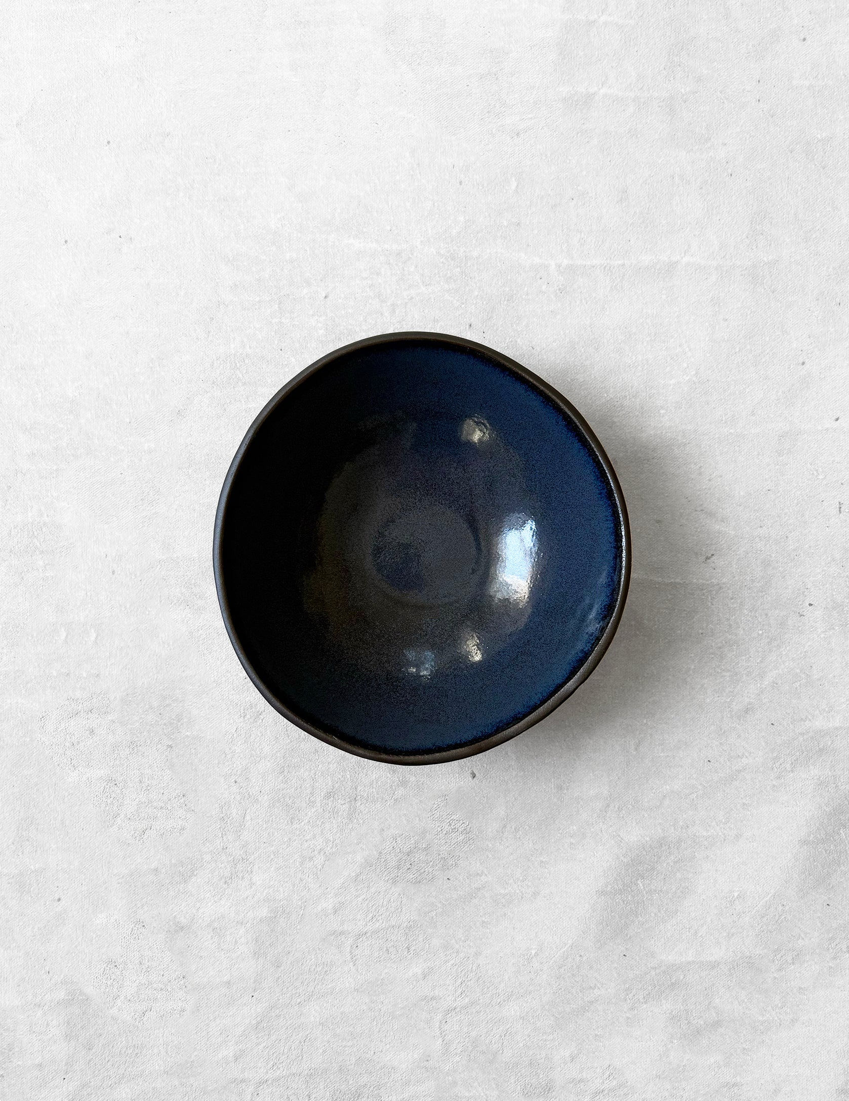 Tapas Plate in High-Shine Navy